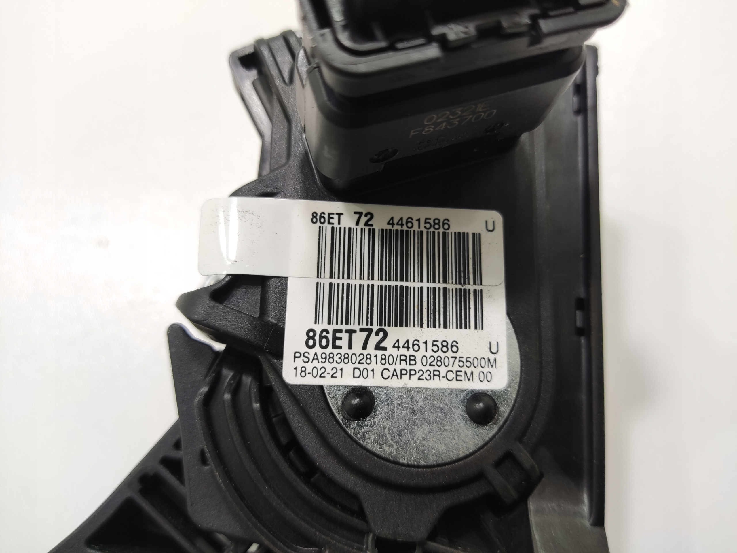 PLYNOVY PEDAL CITROEN JUMPY PEUGEOT EXPERT III 2016-2023 9838028180