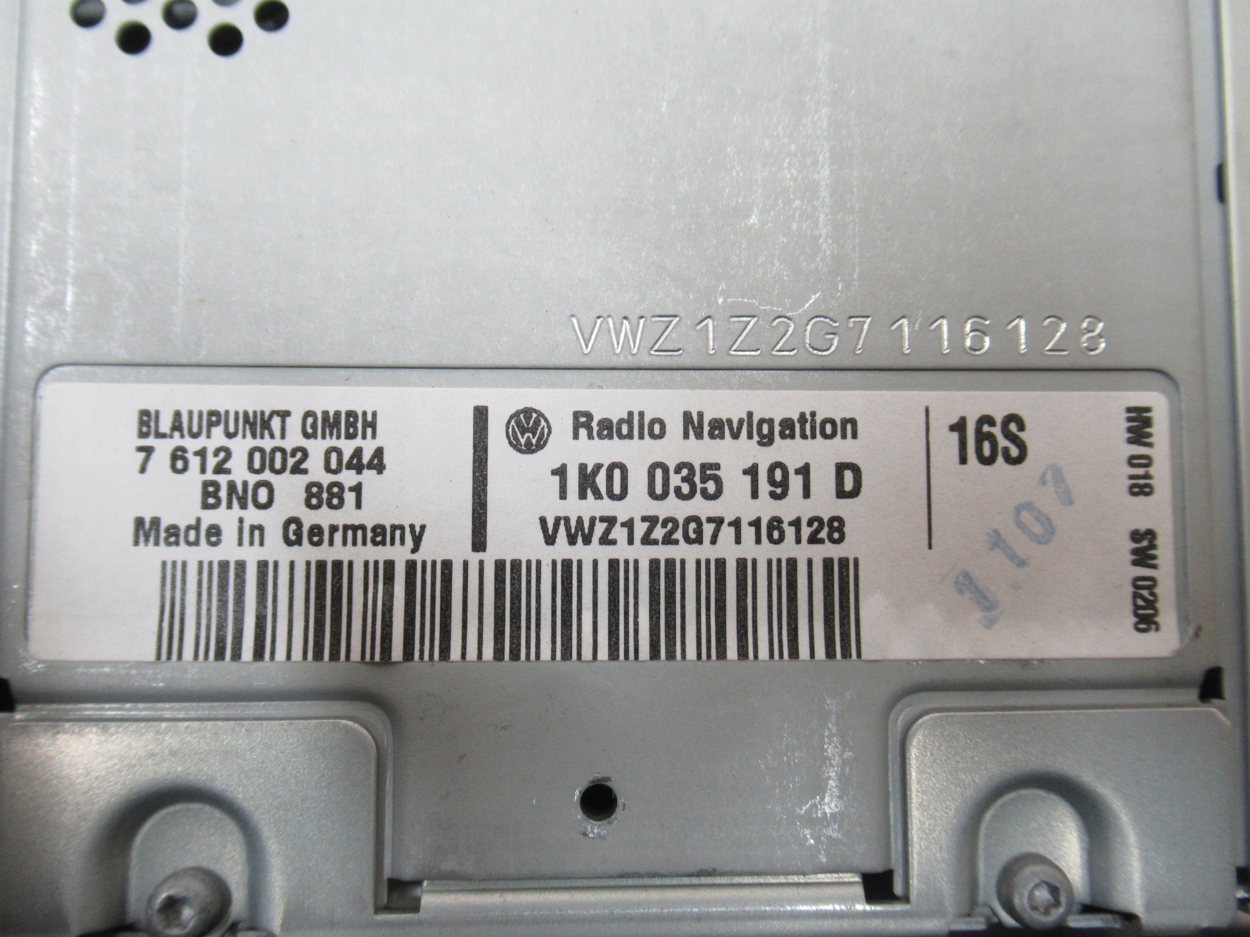 RADIO VW GOLF V 5 1K0035191D