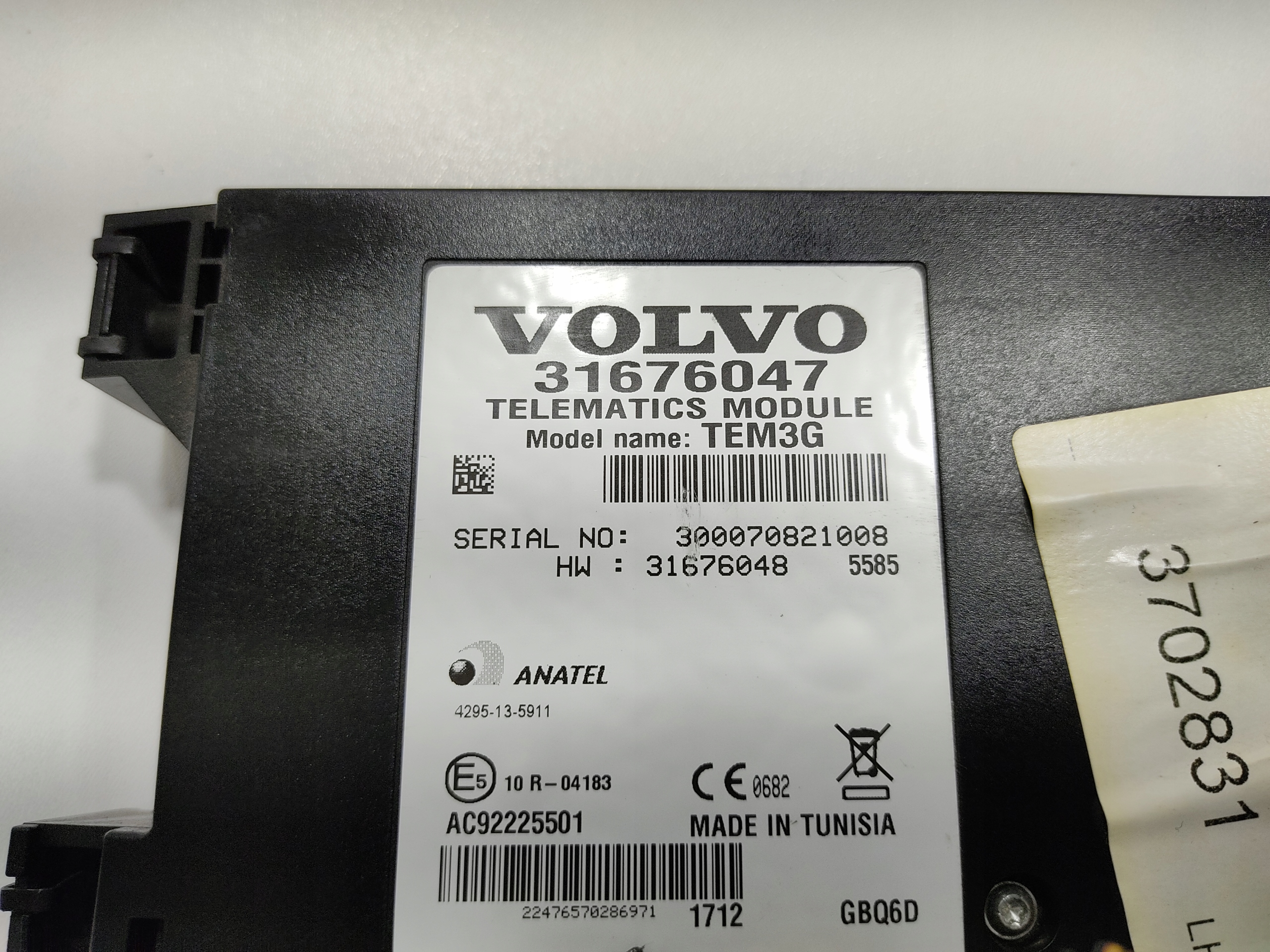 MODUL TELEFONU VOLVO V40 D2 II 31676047 2016-2019 LIFT