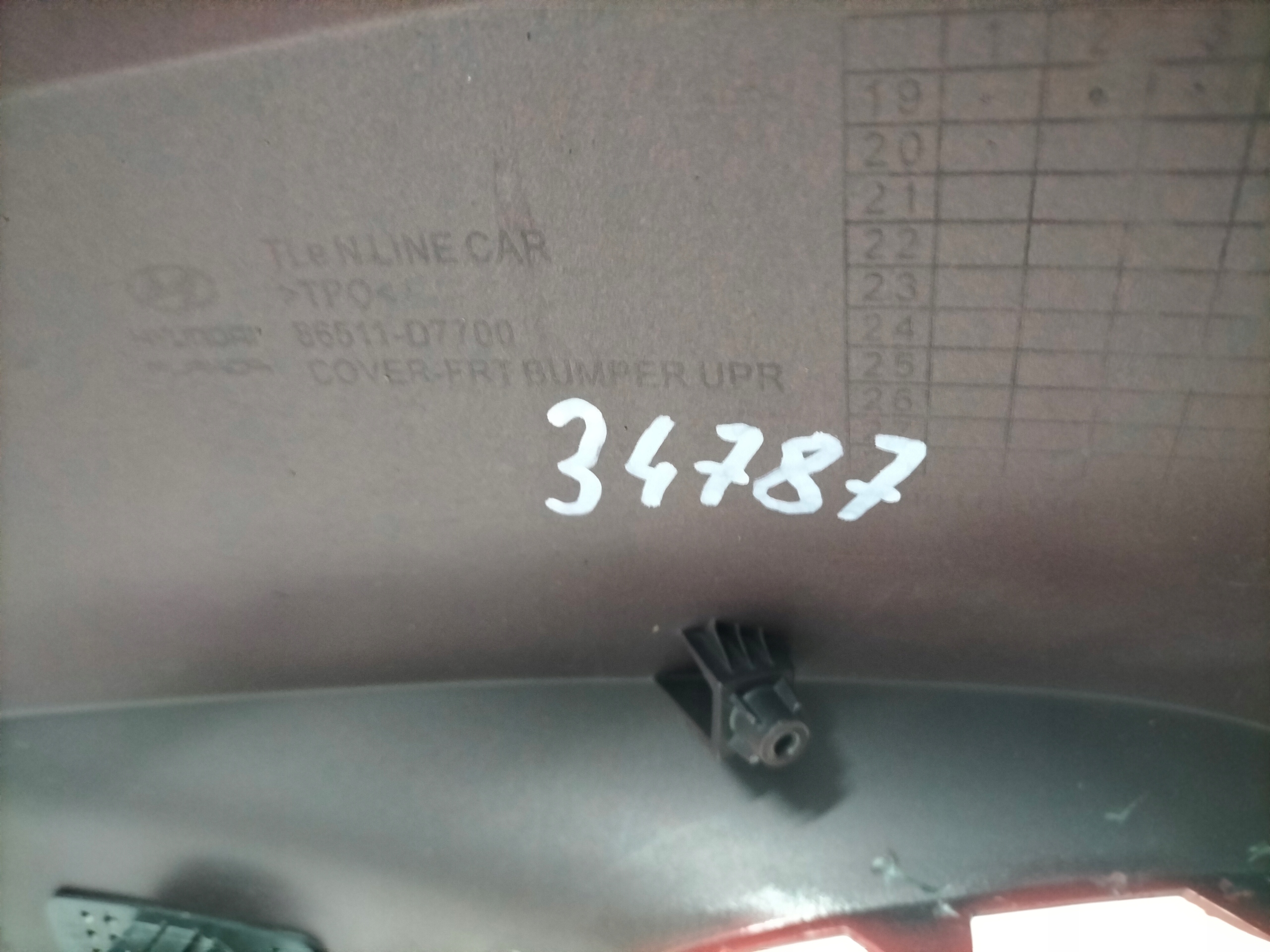 PREDNÝ NÁRAZNÍK HYUNDAI TUCSON III LIFT 18-20 N-LINE