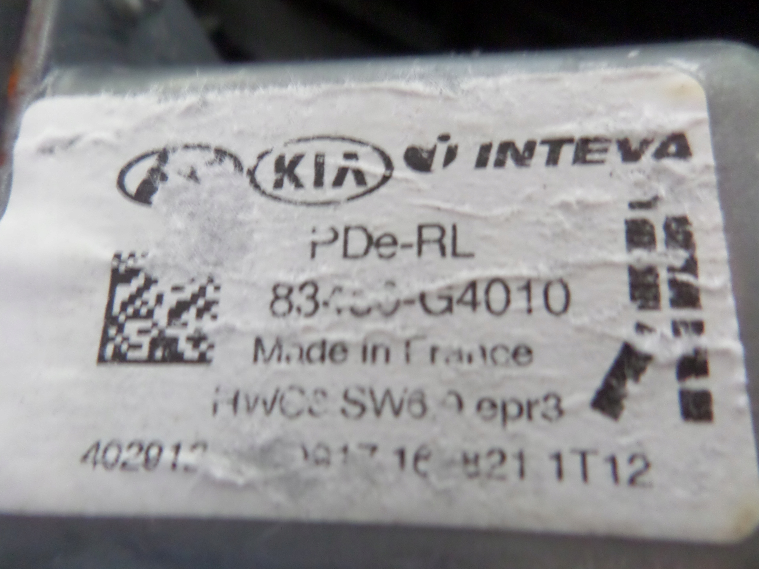 LAVE ZADNE STAHOVANIE OKNA HYUNDAI I30 III 17-
