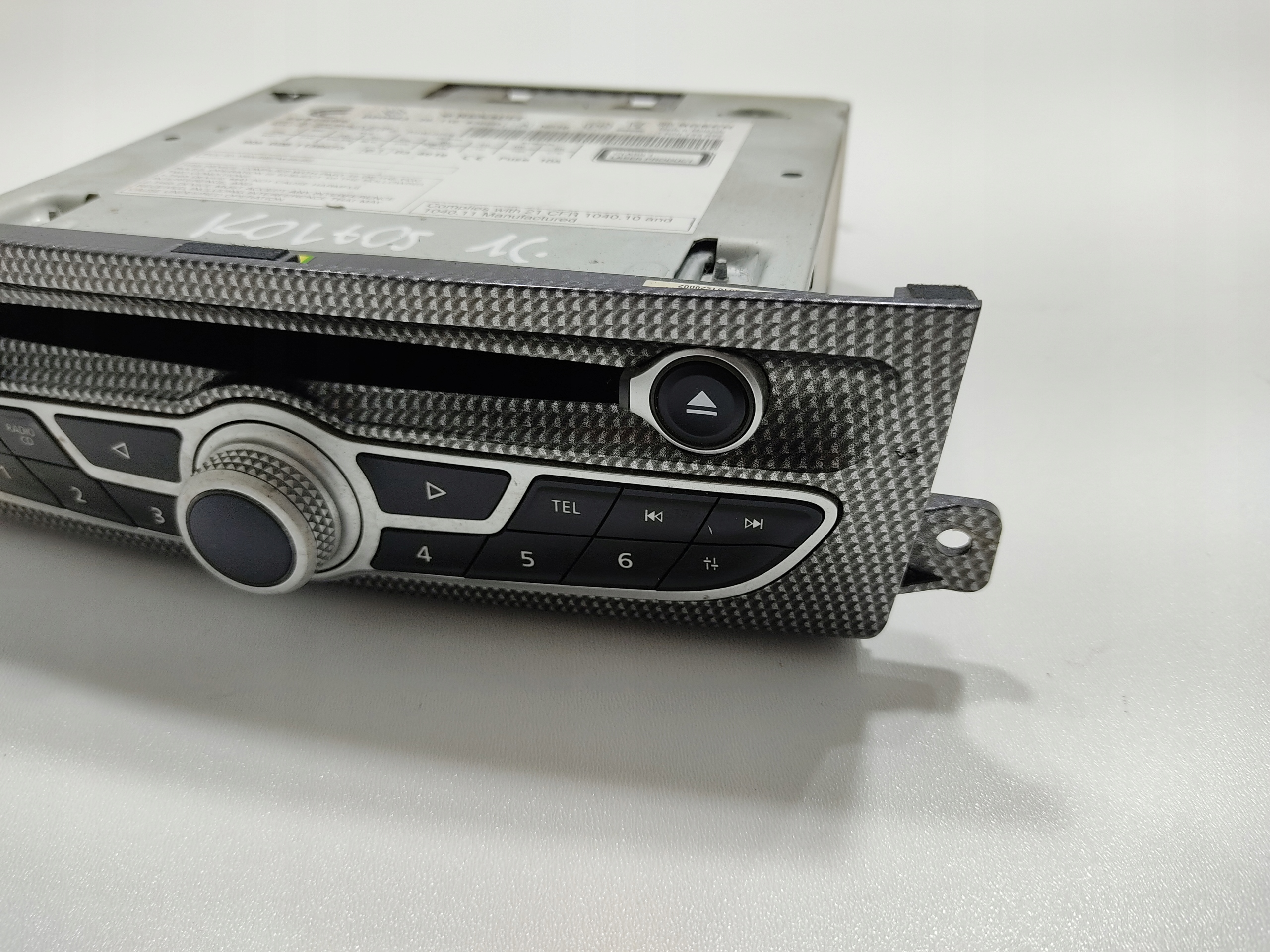 CD RADIO RENAULT KOLEOS I 281154366R 2008-2015 KOD