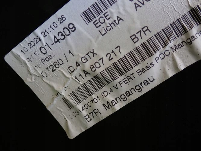 VW ID4 ID-4 19- PREDNÝ NÁRAZNÍK