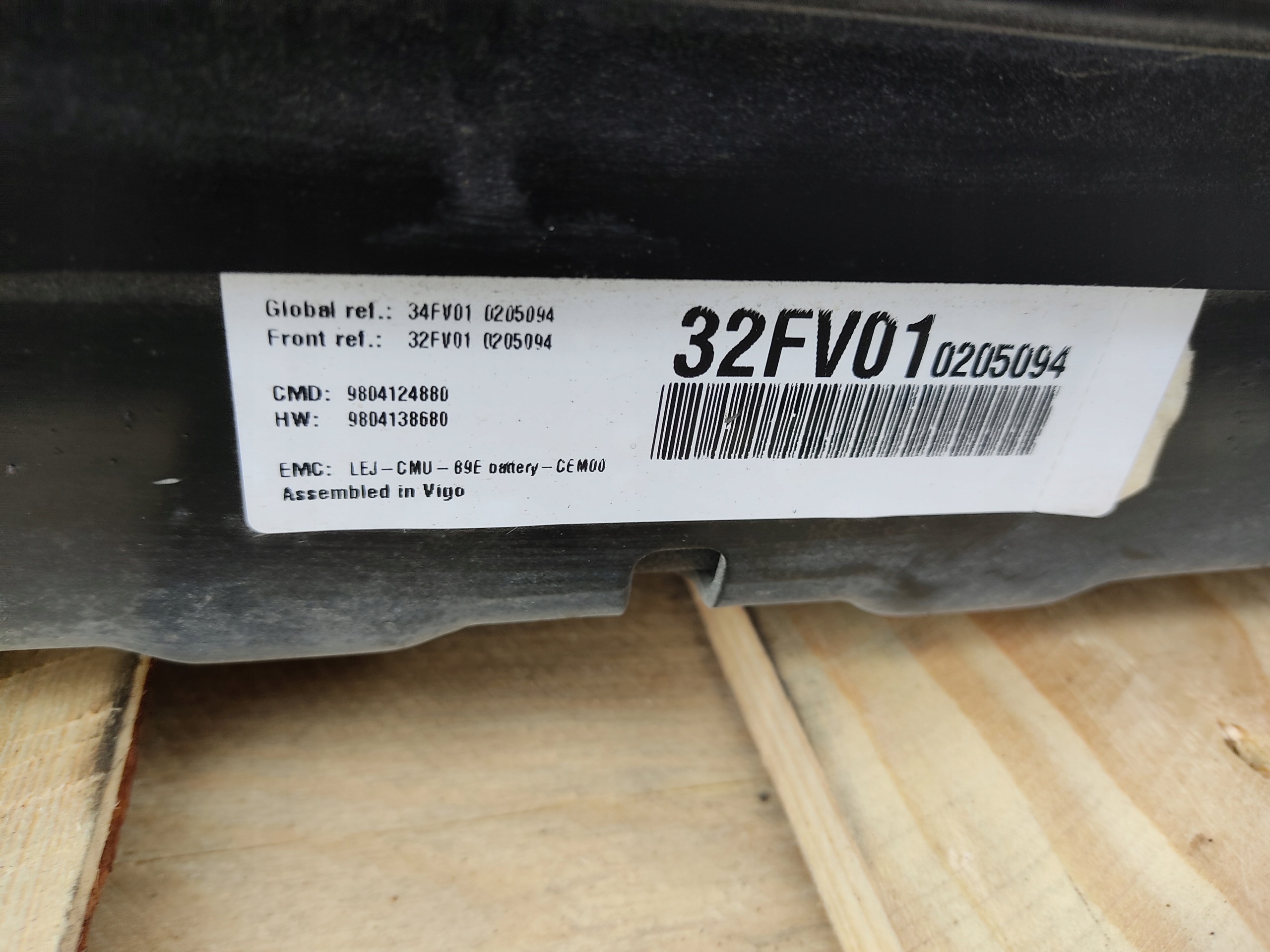BATERIA AKUMULATOR PARTNER BERLINGO III 13.5 kWh 9804124880 9804138680