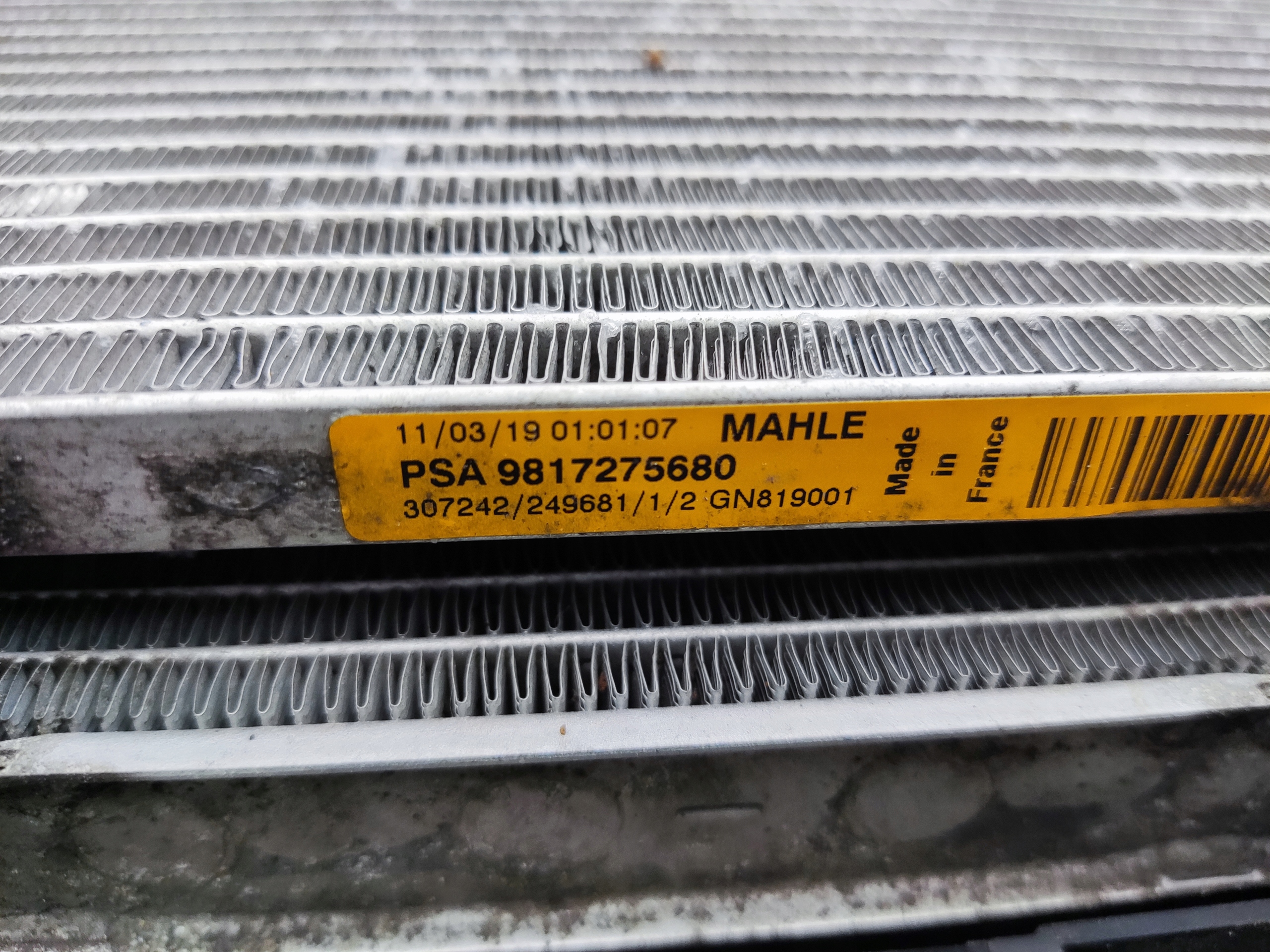 CHLADICE VENTILATOR CITROEN C5 AIRCROSS 1.2 THP 2022-2025