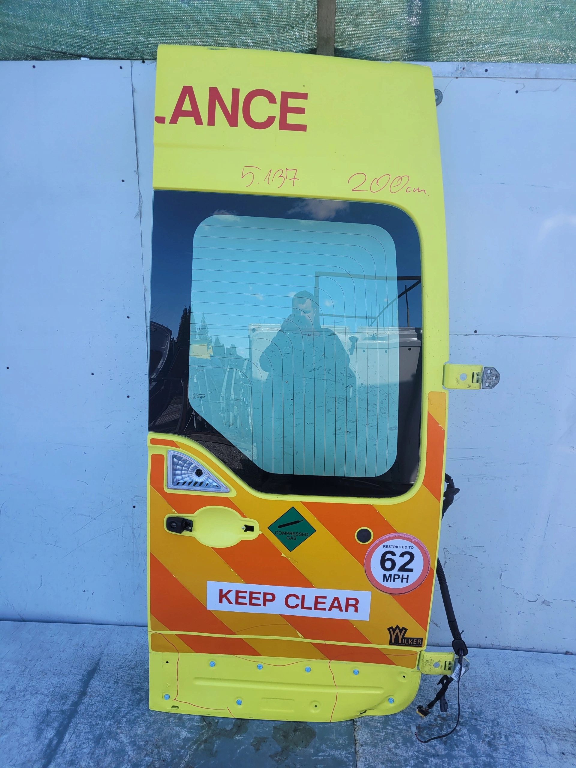 RENAULT MASTER III 3 PRAVE ZADNE DVERE SKLO