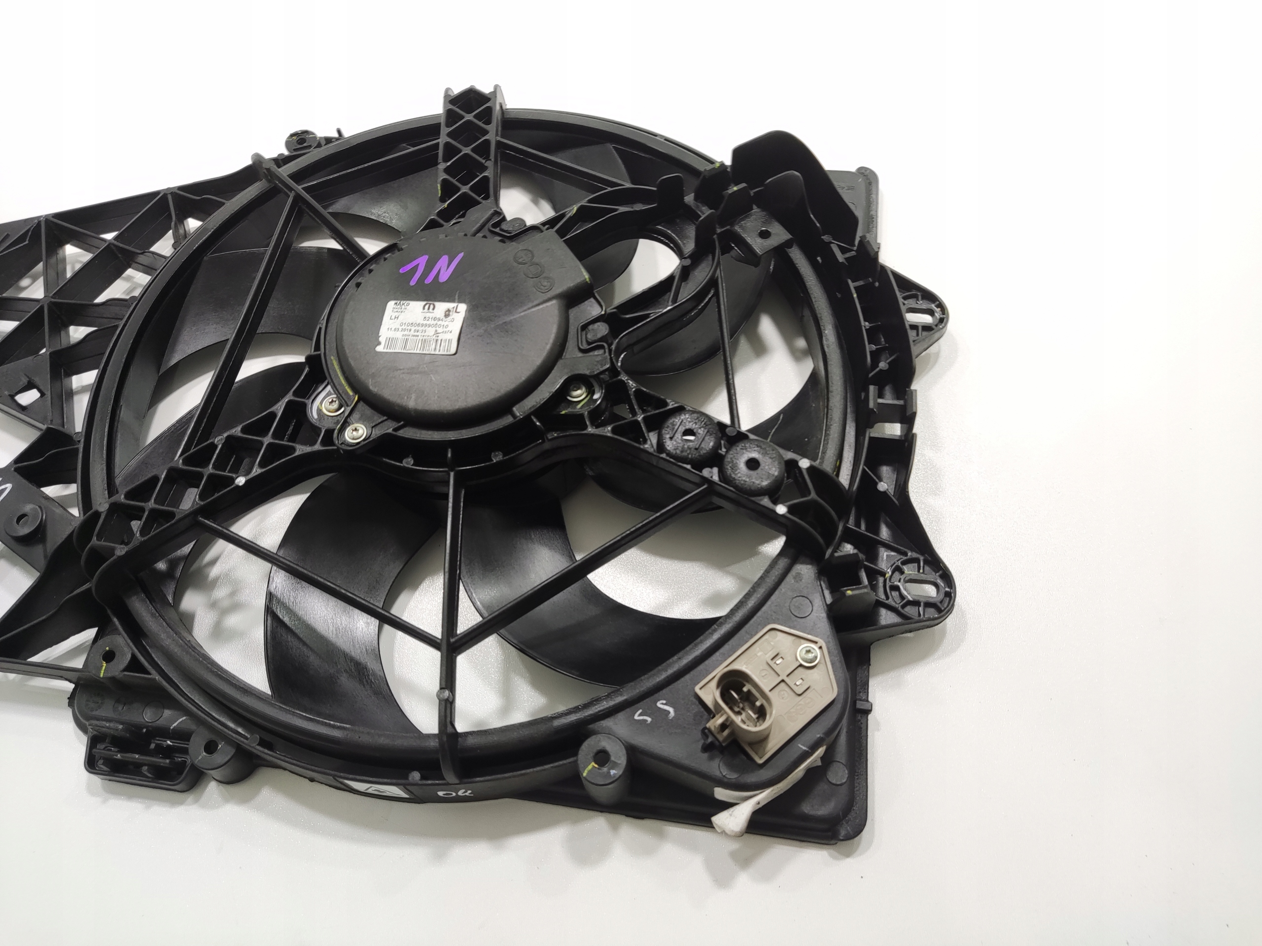 VENTILATOR CHLADICA FIAT DOBLO II 1.3 M-JET EURO 6 00521017600 17-