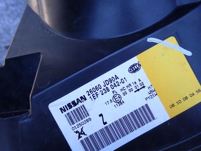 NISSAN QASHQAI I 07-09 LAVE PREDNE SVETLO