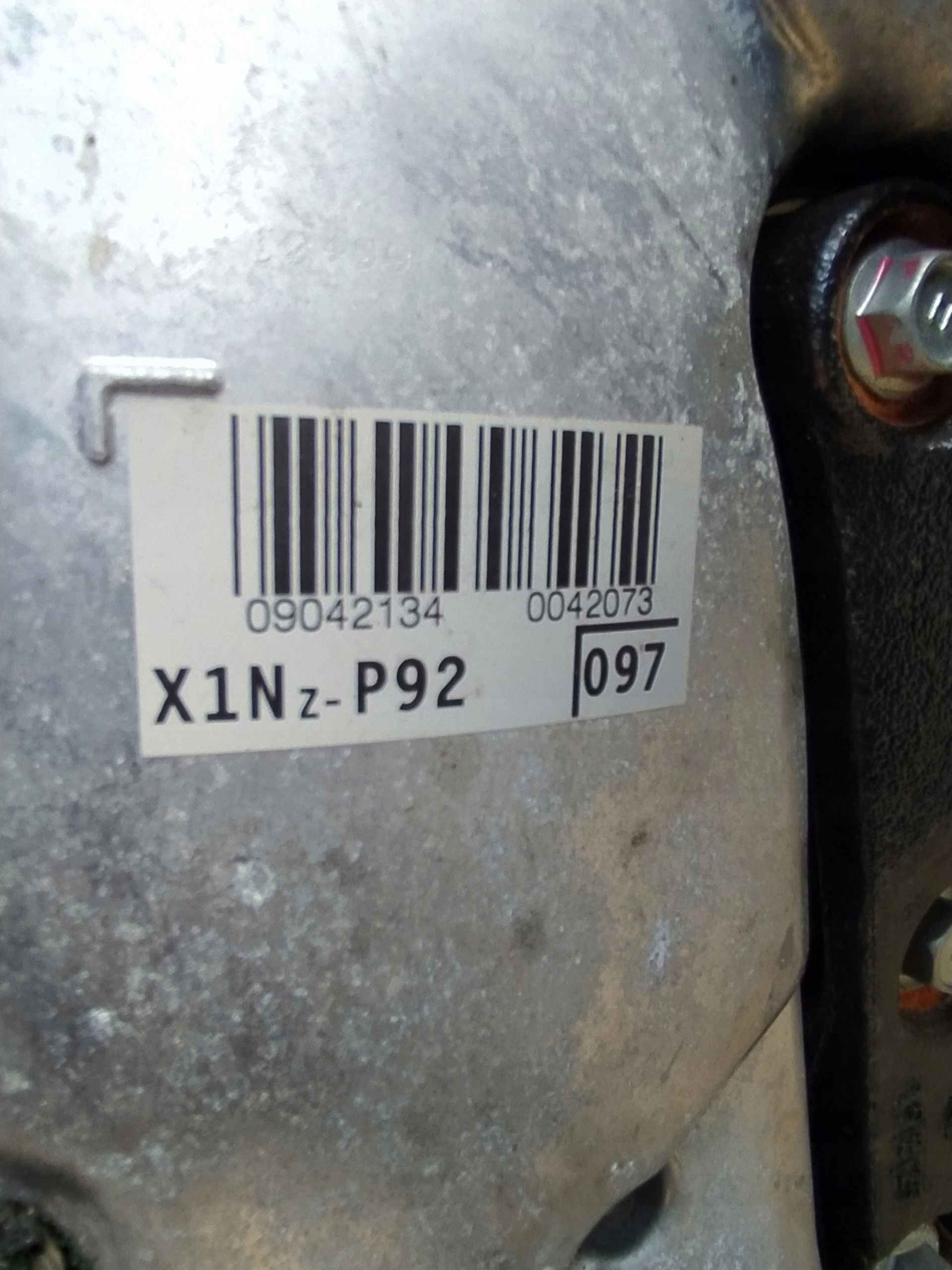 toyota yaris III hybrid 1.5 MOTOR x1nz-p92