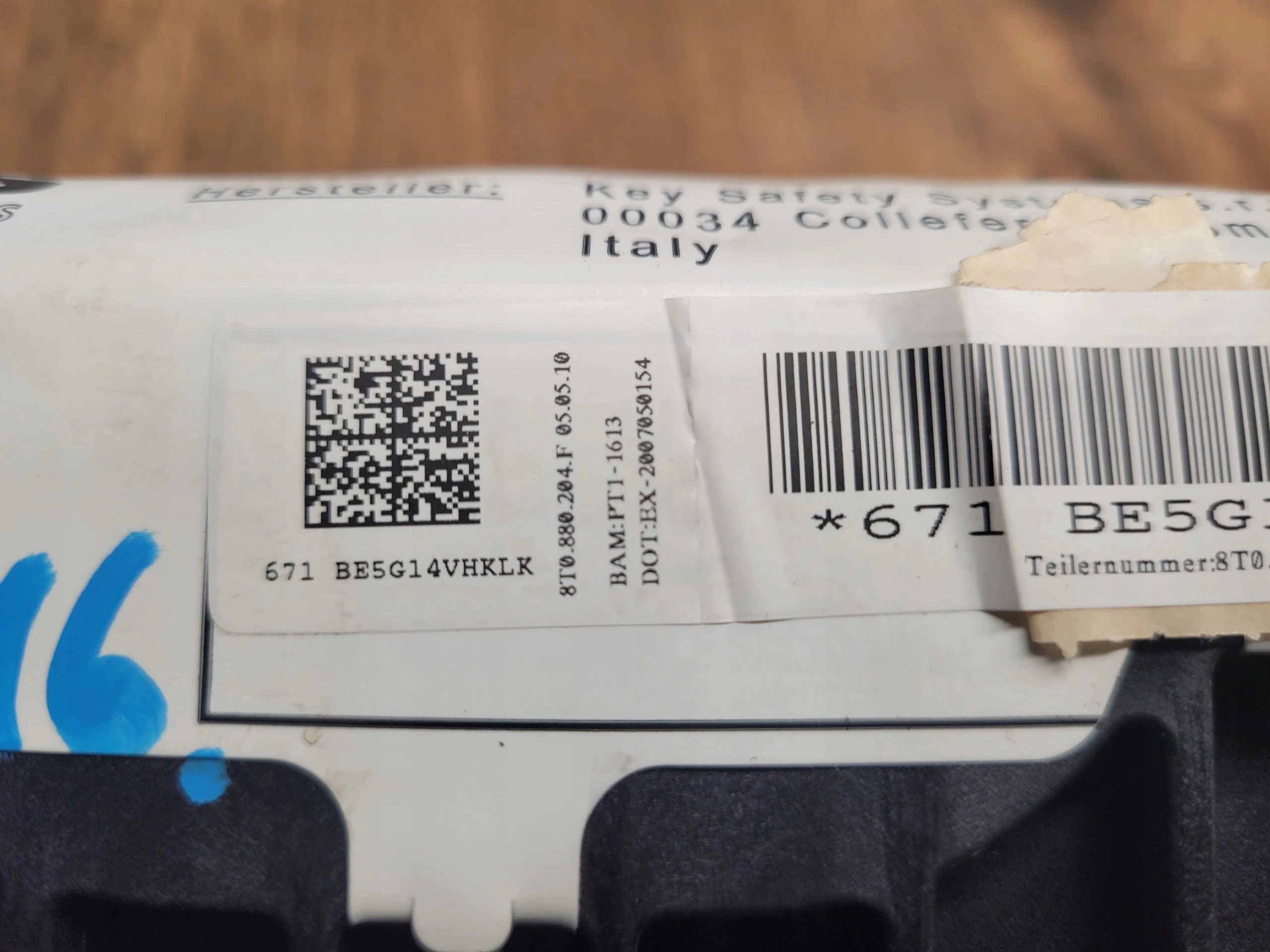 AUDI A5 AIRBAG SPOLUJAZDCA 8T0880204F