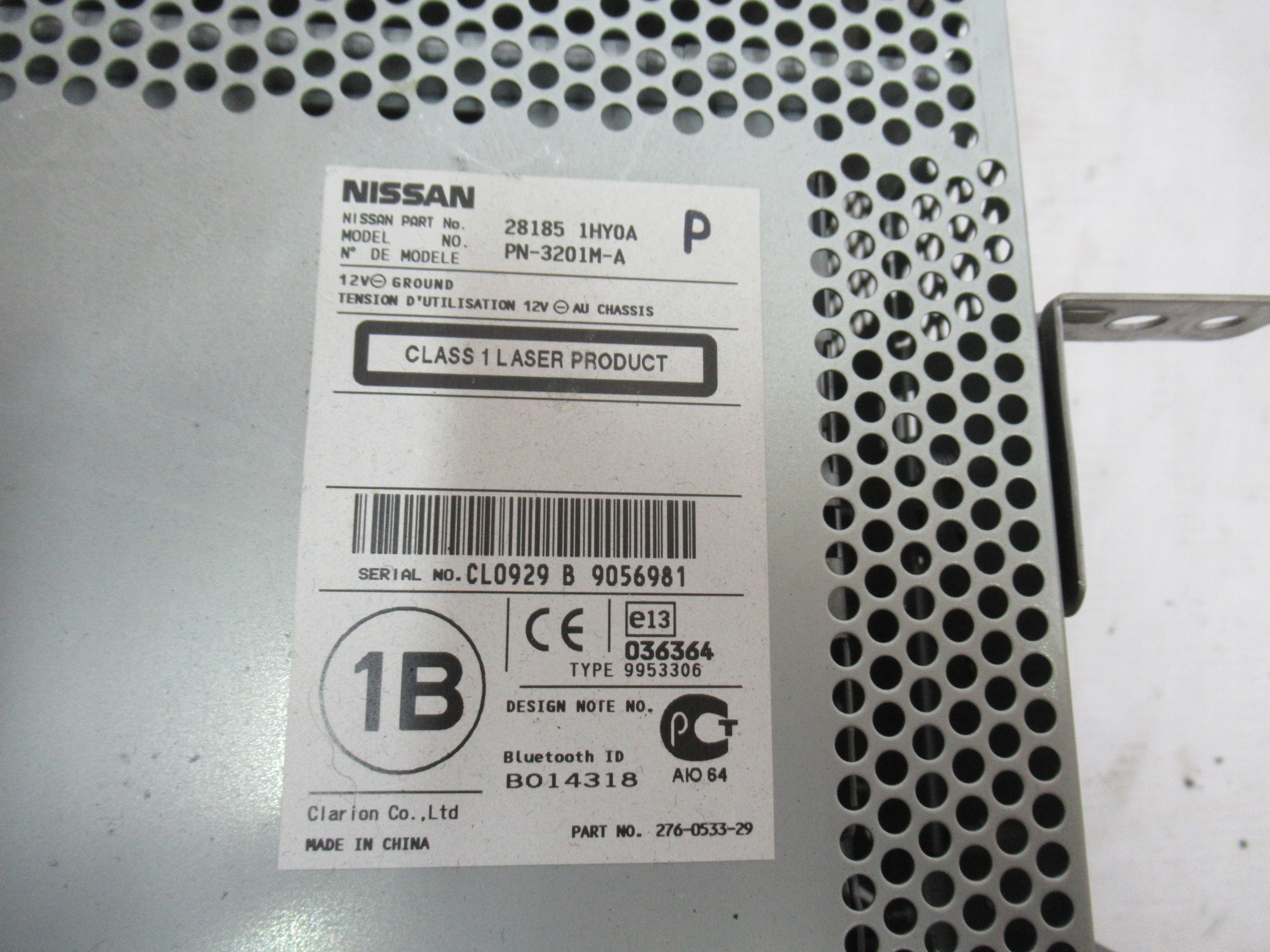 RADIO NISSAN MICRA K13 28185-1HY0A