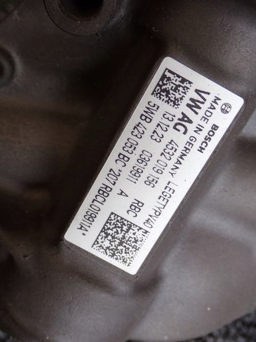 VW AUDI SEAT SKODA GOLF VIII SERVORIADENIE 5WB423053BC