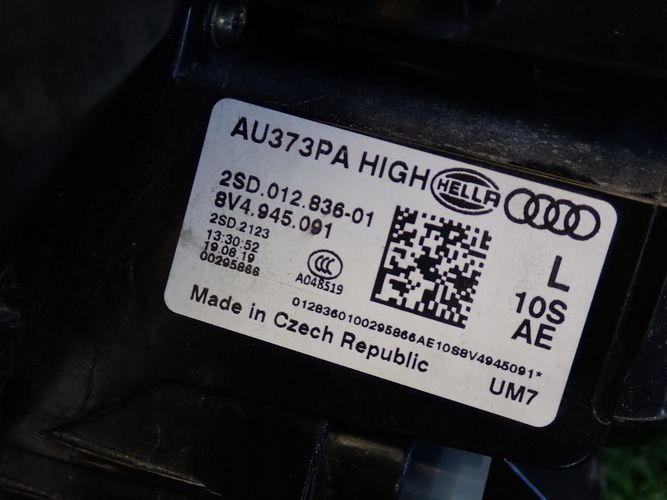 AUDI A3 8V LIFT 16-  LAVE ZADNE SVETLO