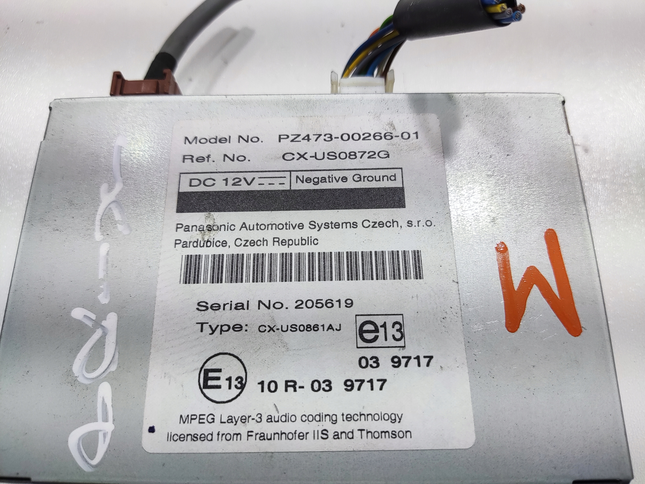 MODUL RIADIACA JEDNOTKA USB TOYOTA PRIUS III 2009-2015 PZ473-00266-01