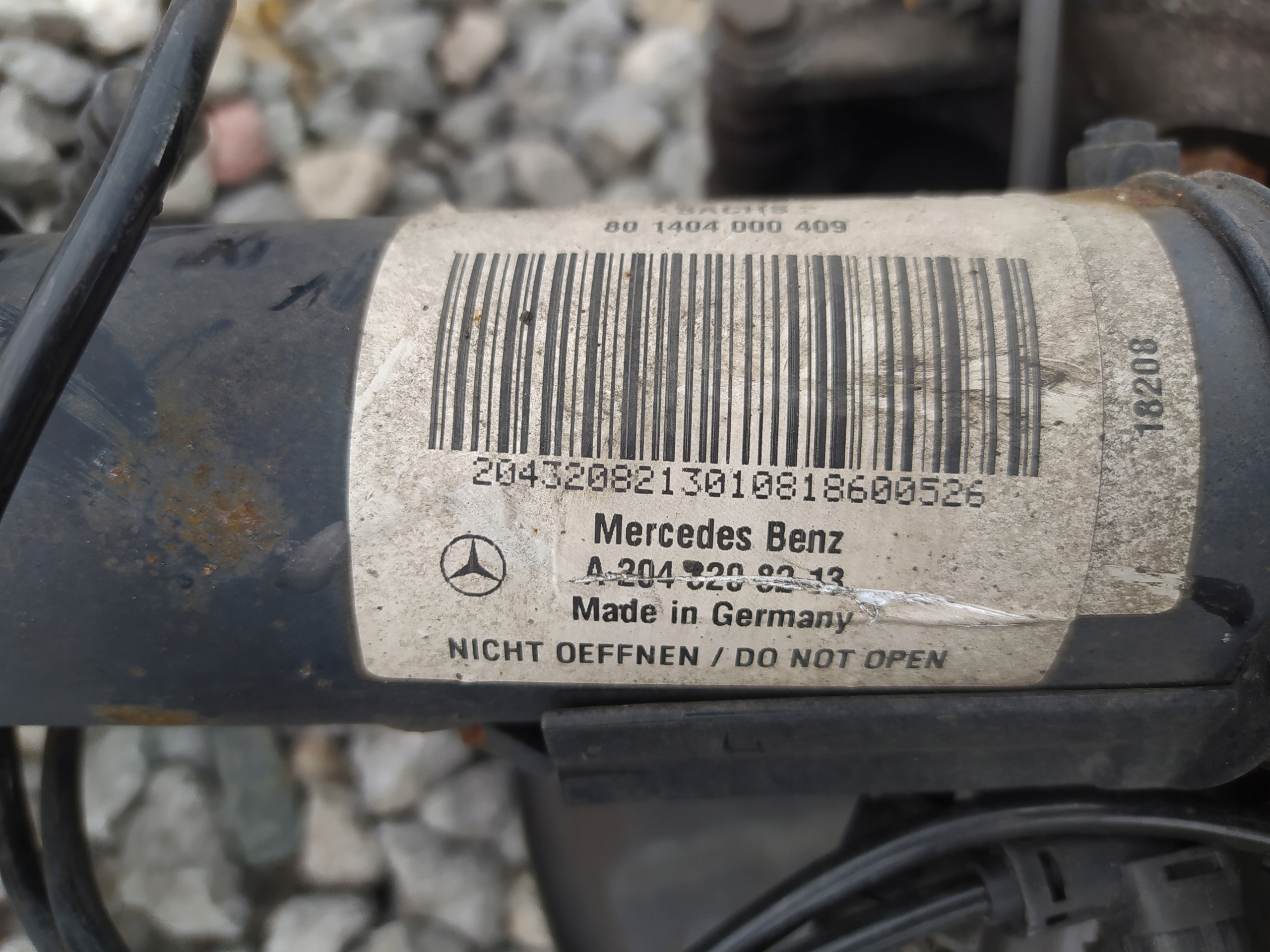 MERCEDES C W204 RAMENO PRAVÝ PREDNÝ OTOČ A2043208213