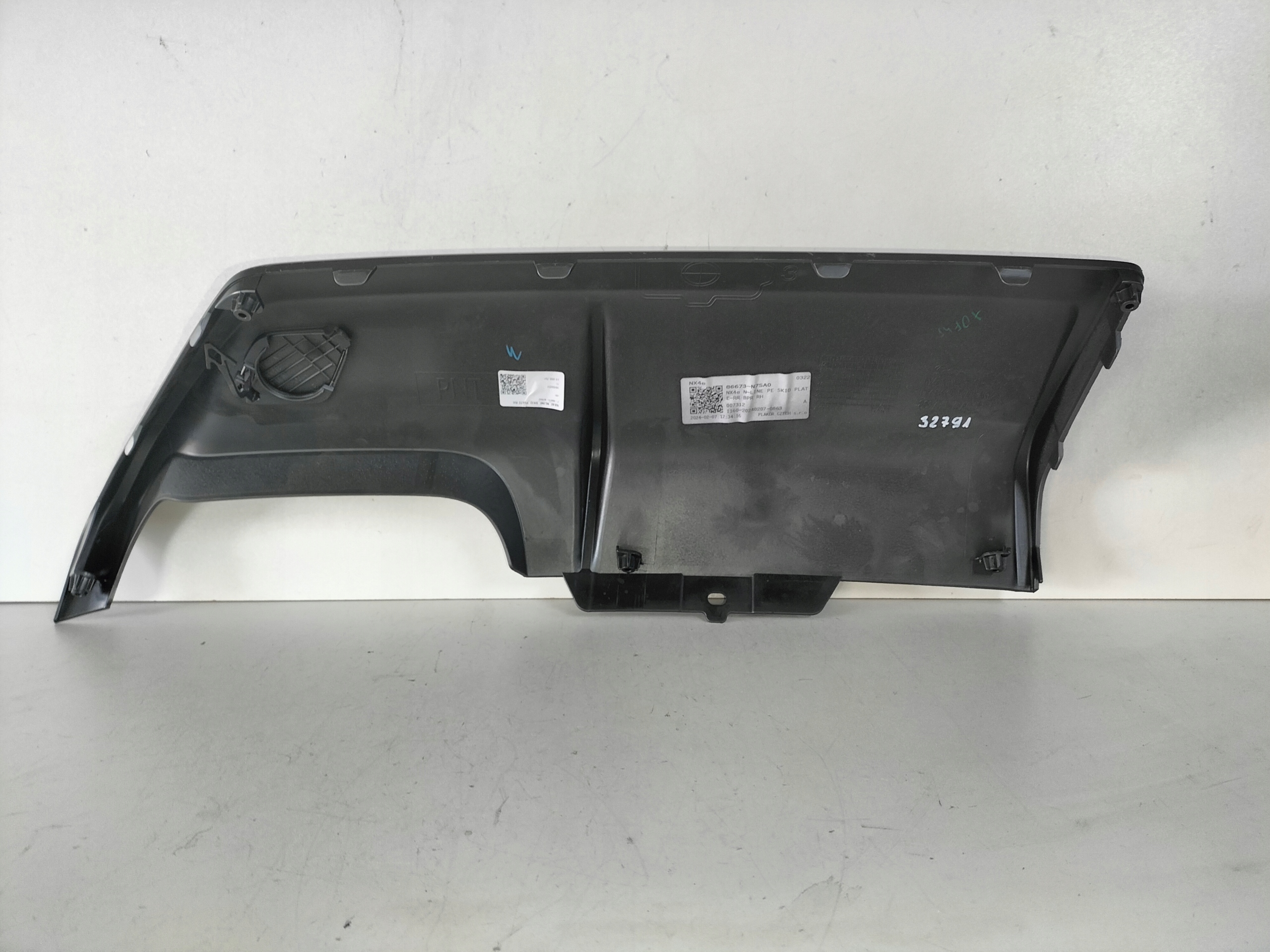 SPOJLER LIŠTA ZADNÉHO NÁRAZNÍKA PRAVY HYUNDAI TUCSON 4 IV LIFT 24- N-LINE