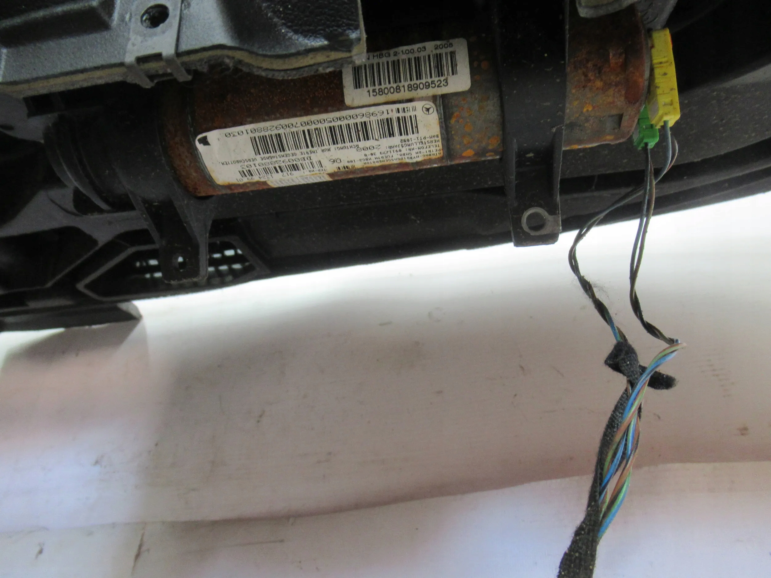 PRÍSTROJOVÁ DOSKA AIRBAG MERCEDES A KLASA W169