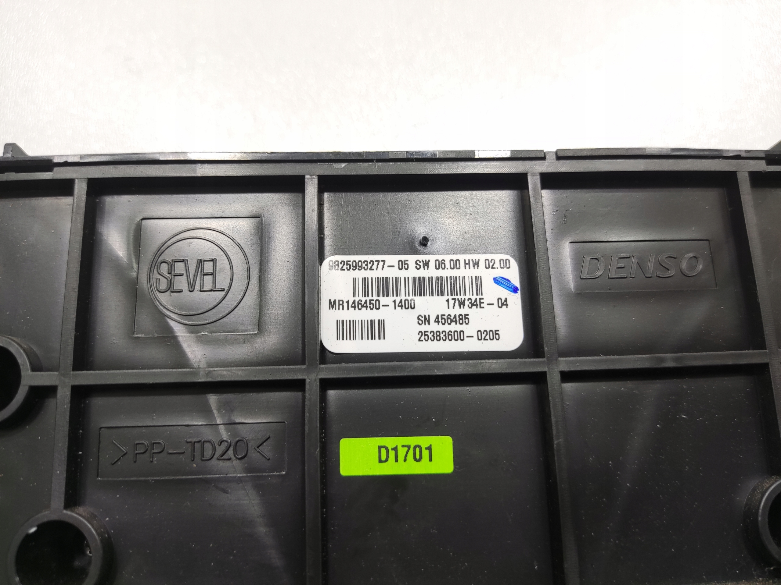 OVLADANIE KURENIA CITROEN BERLINGO PARTNER III 9825993277 ELECTRIC