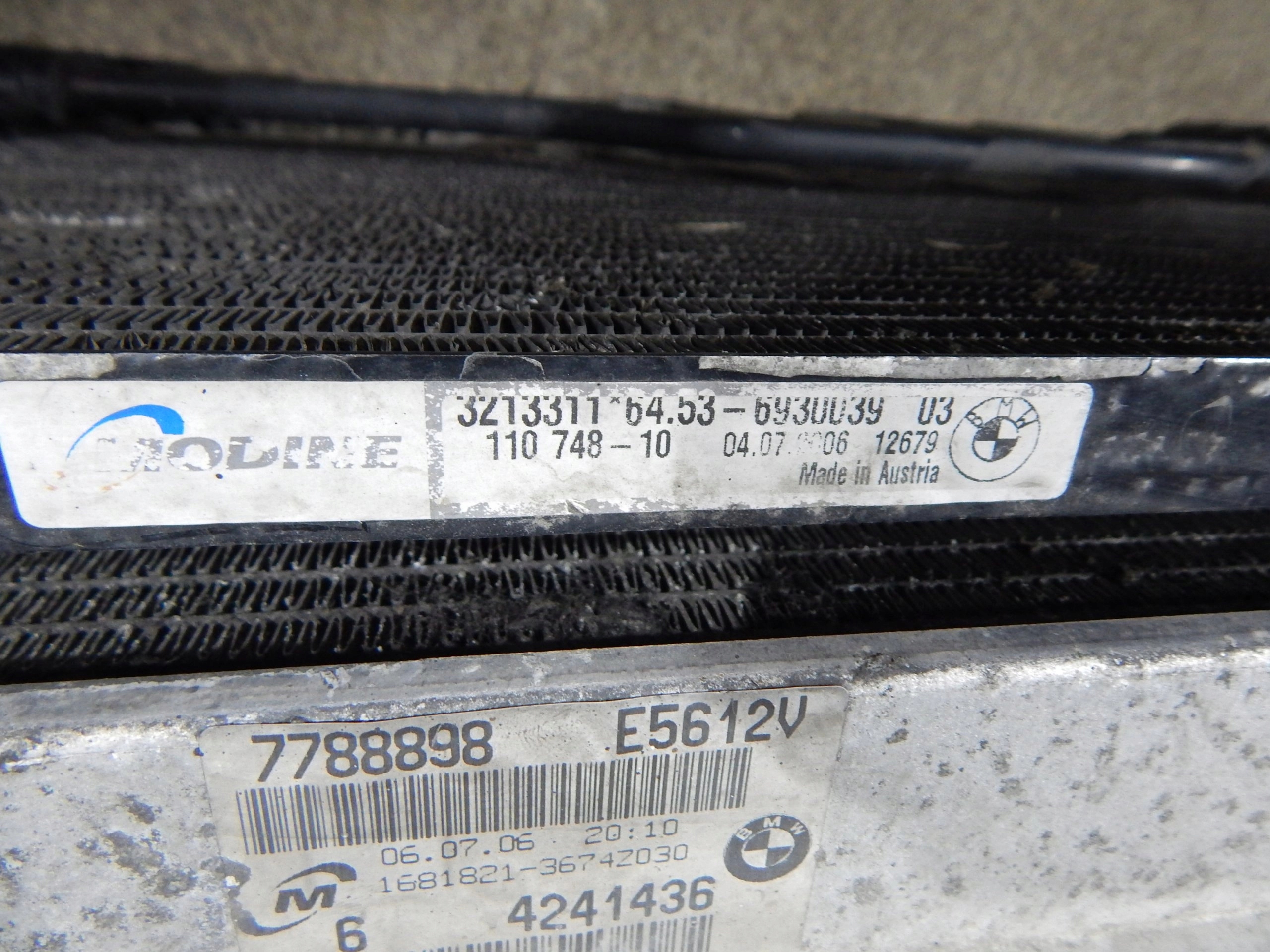 BMW E90 CHLADICE VENTILATOR 2.0d AUTOMAT