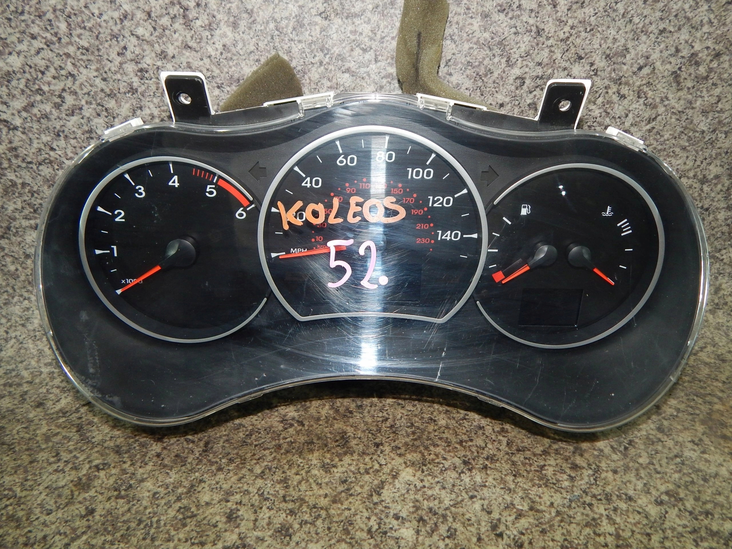 renault koleos TACHOMETER BUDIKY GB VERZIA 4810-jy05b
