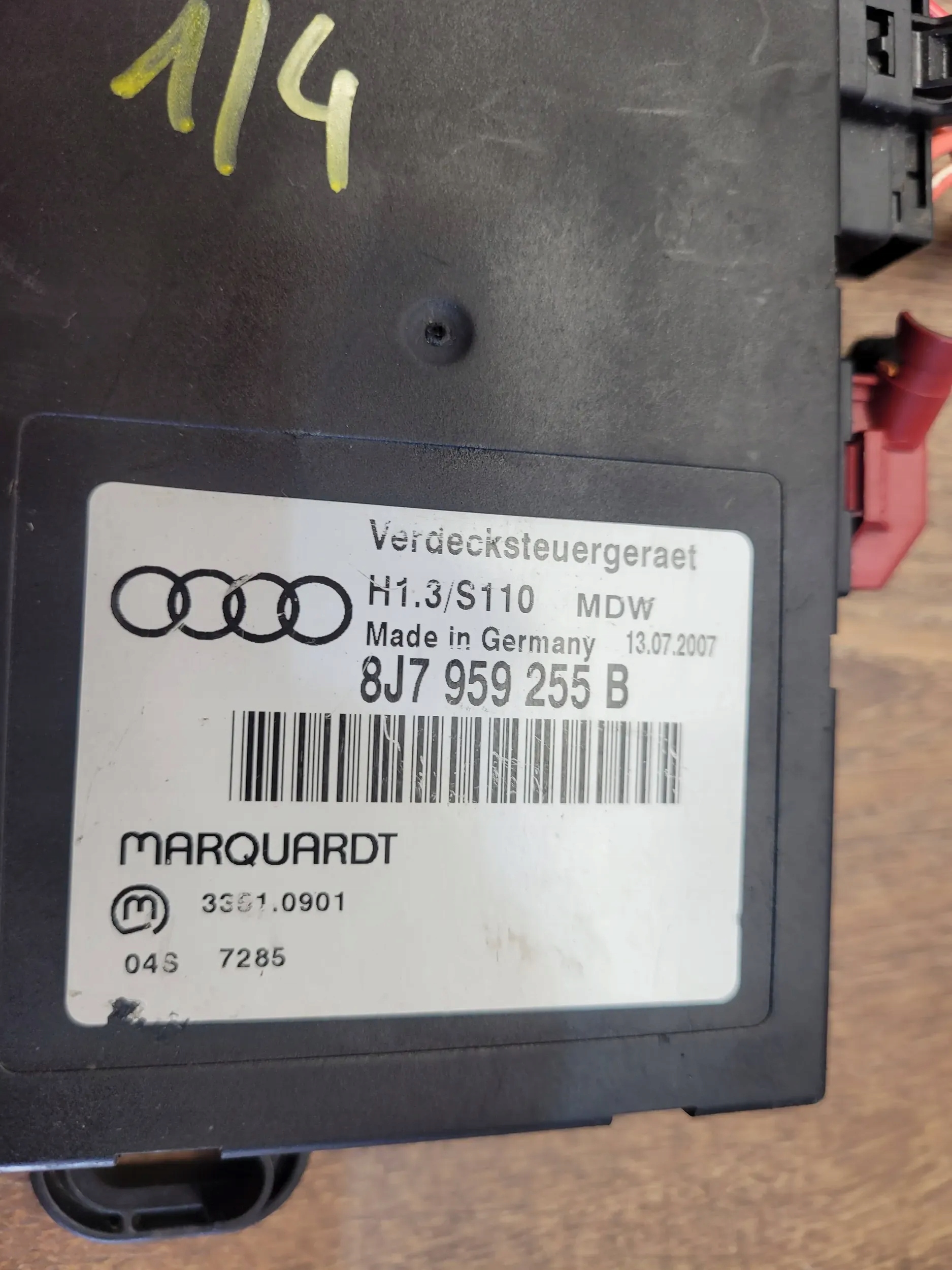 Audi TT TTS Mk2 2012 8J7959255B MODUL STRECHY