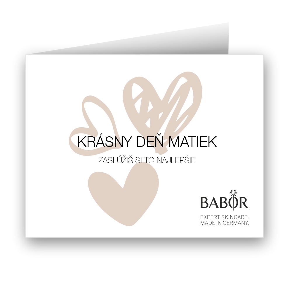 Darčekový poukaz BABOR – Ask for more (Kópia) Darčekový poukaz BABOR – Ask for more (Kópia)