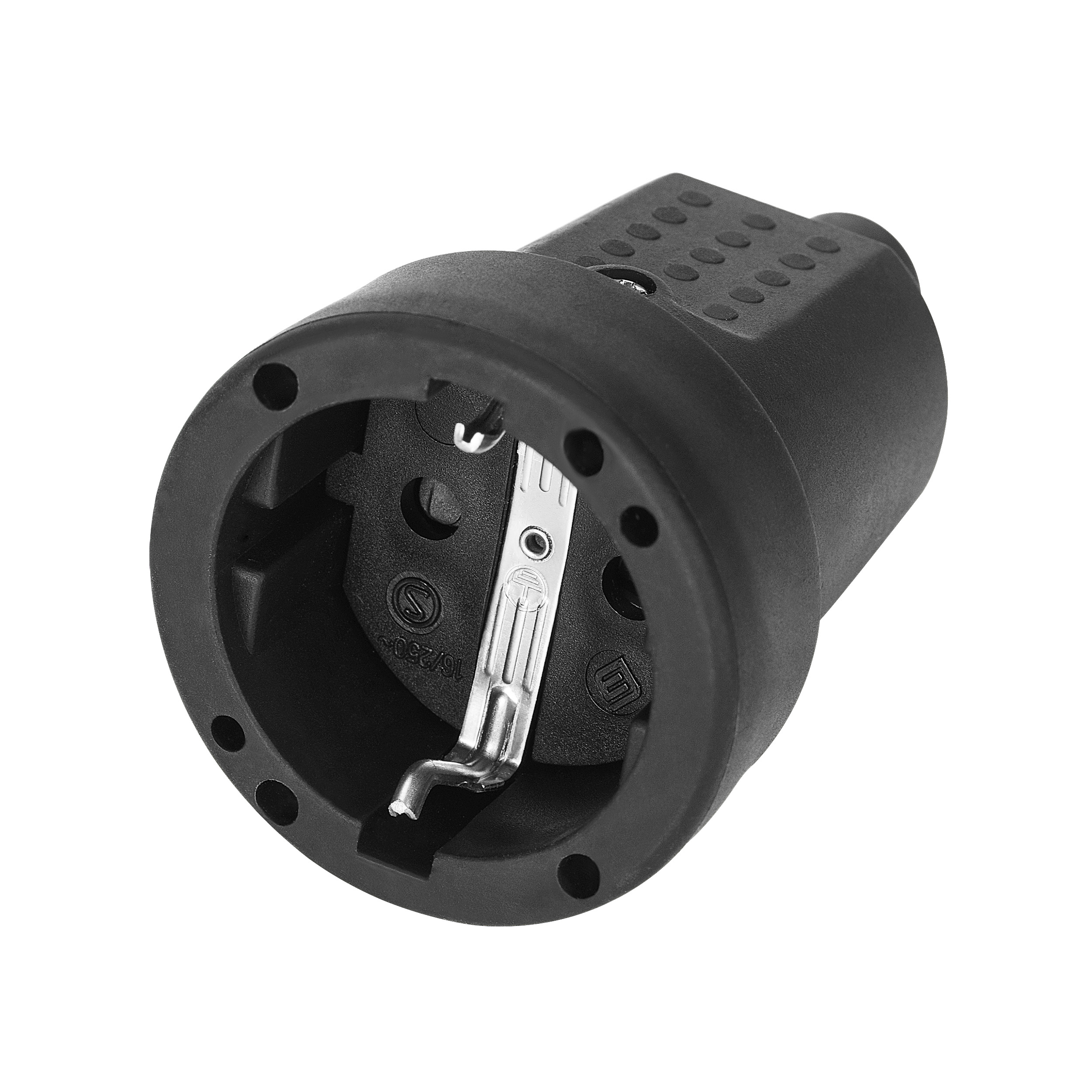 ORNO UTIČNICA GUMENA MINI 230V, 16A, IP44, ŠUKO, PAKIRANJE 25/1