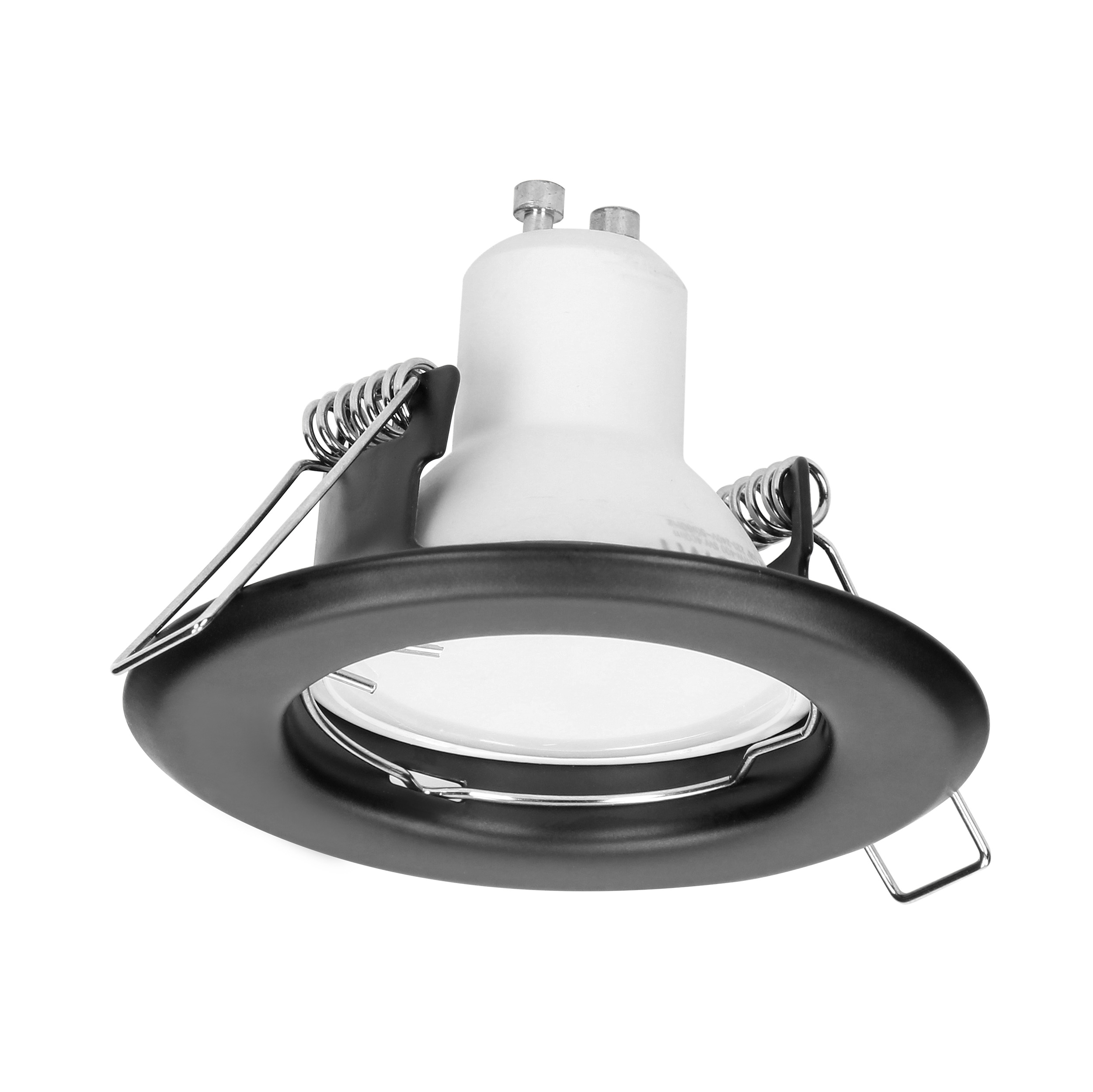 ORNO KUĆIŠTE ZA GU10 ŽAR. SUTRI RC, OKR. CRNO, FIKSNO, fi 83mm/55mm