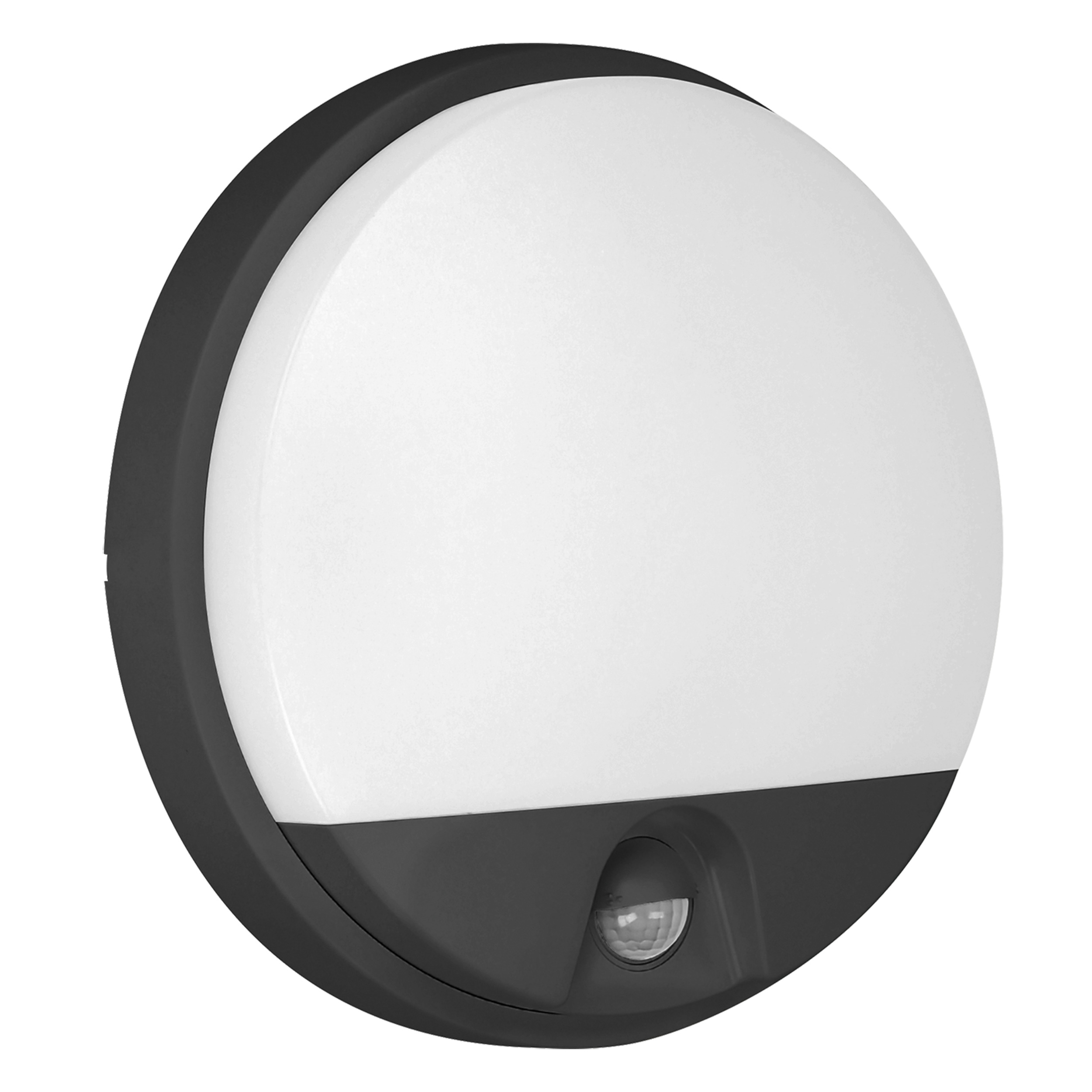 ORNO LED SVJ. “AGAT” (ONYX) SA PIR SENZOROM 10W, 800lm, 4000K, CRNA, IP54