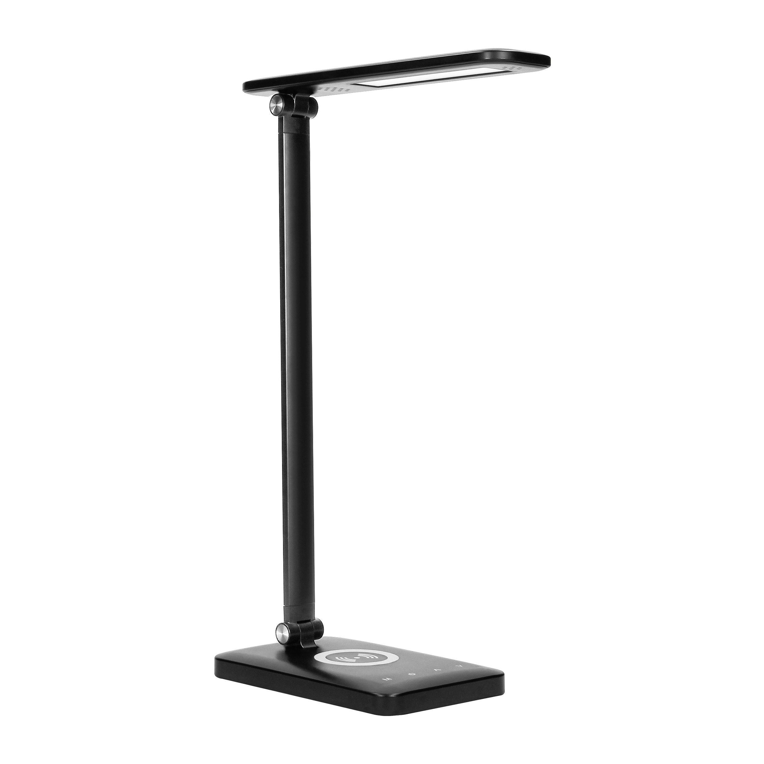 ORNO STOLNA SVJ. “ISIYO LED” DIM, 7W, 390lm, 3CCT, CRNA, WIRELESS CHAR., (WIRLE)