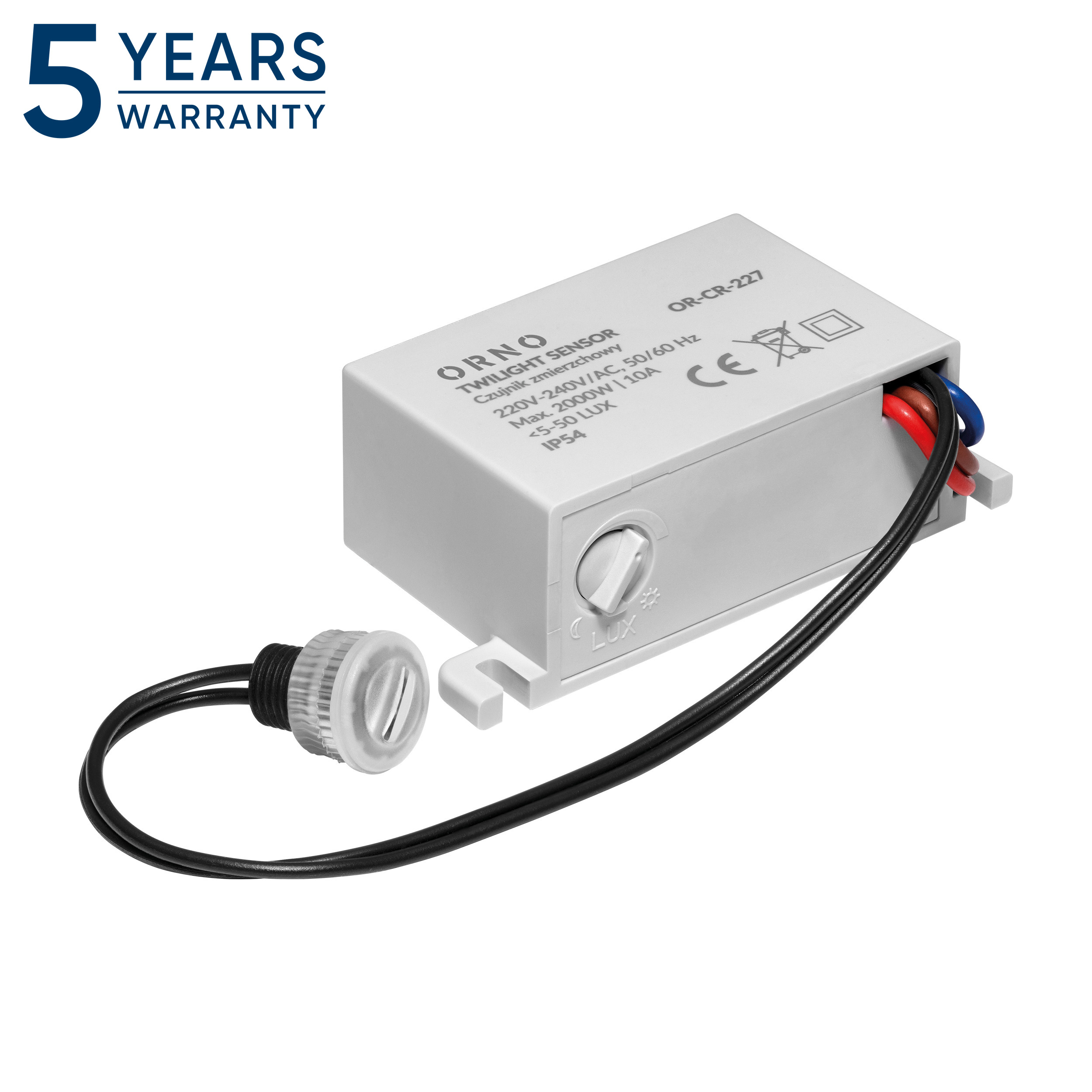 ORNO LUKSOMAT MINI SA VANJSKIM SENZOROM, IP54 2000W/500W ORNO LUKSOMAT MINI SA VANJSKIM SENZOROM, IP54 2000W/500W