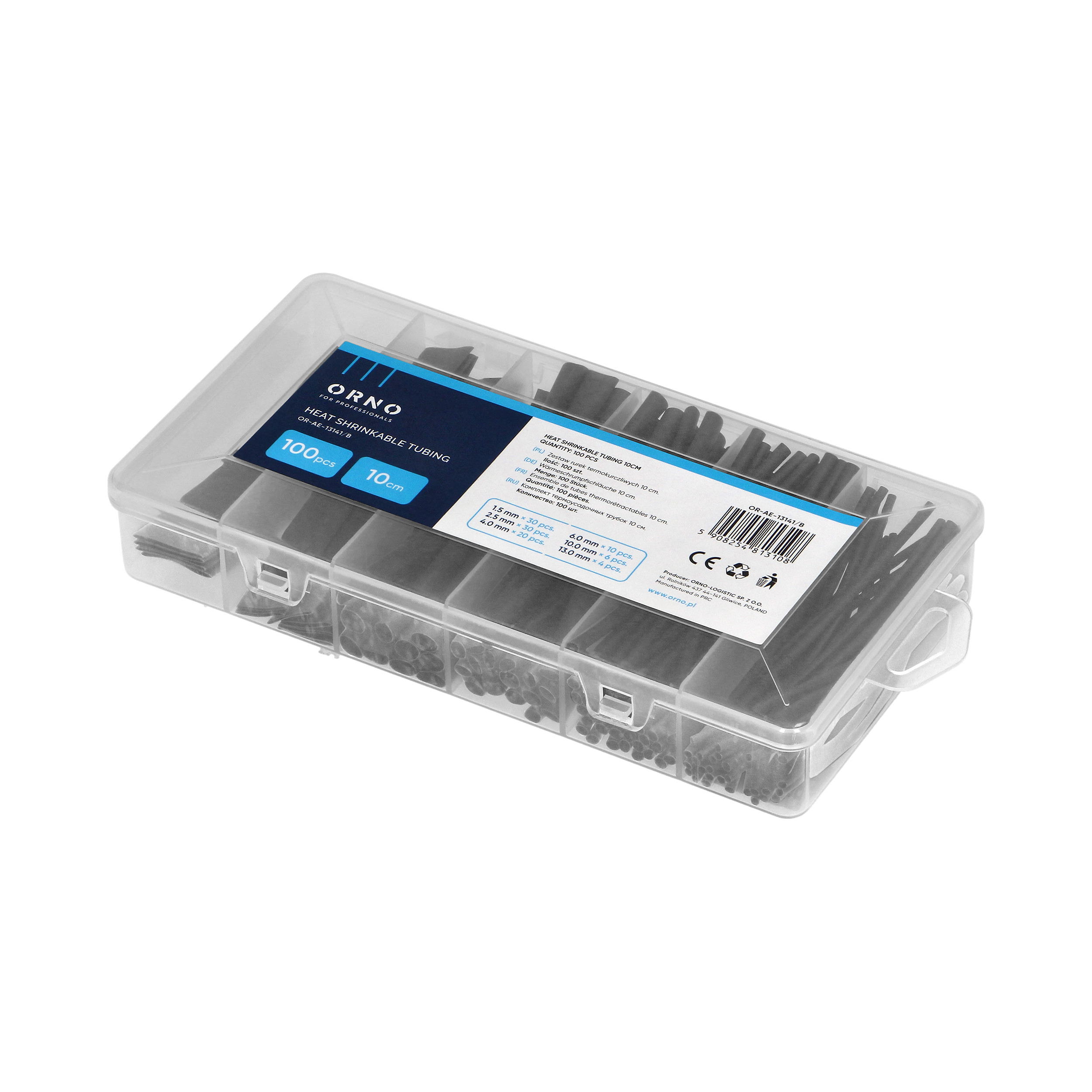 ORNO TERMO BUŽIR CRNI 10cm /1,5 2,5 4 6 10 13mm/ 100/1 (07500723)