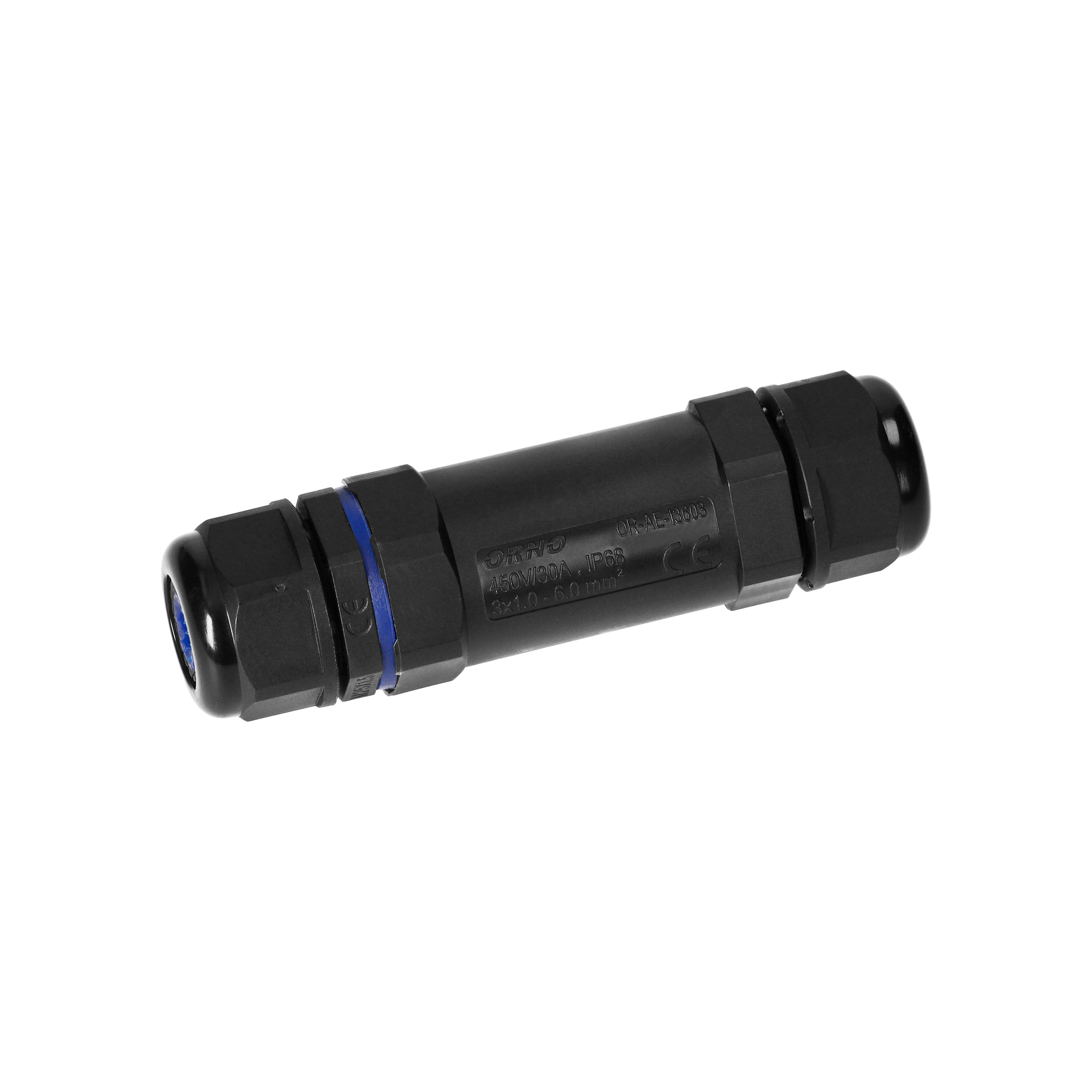 ORNO KONEKTOR ZA KABLOVE IP68 3x6mm2, 450V, 30A, 118x30mm