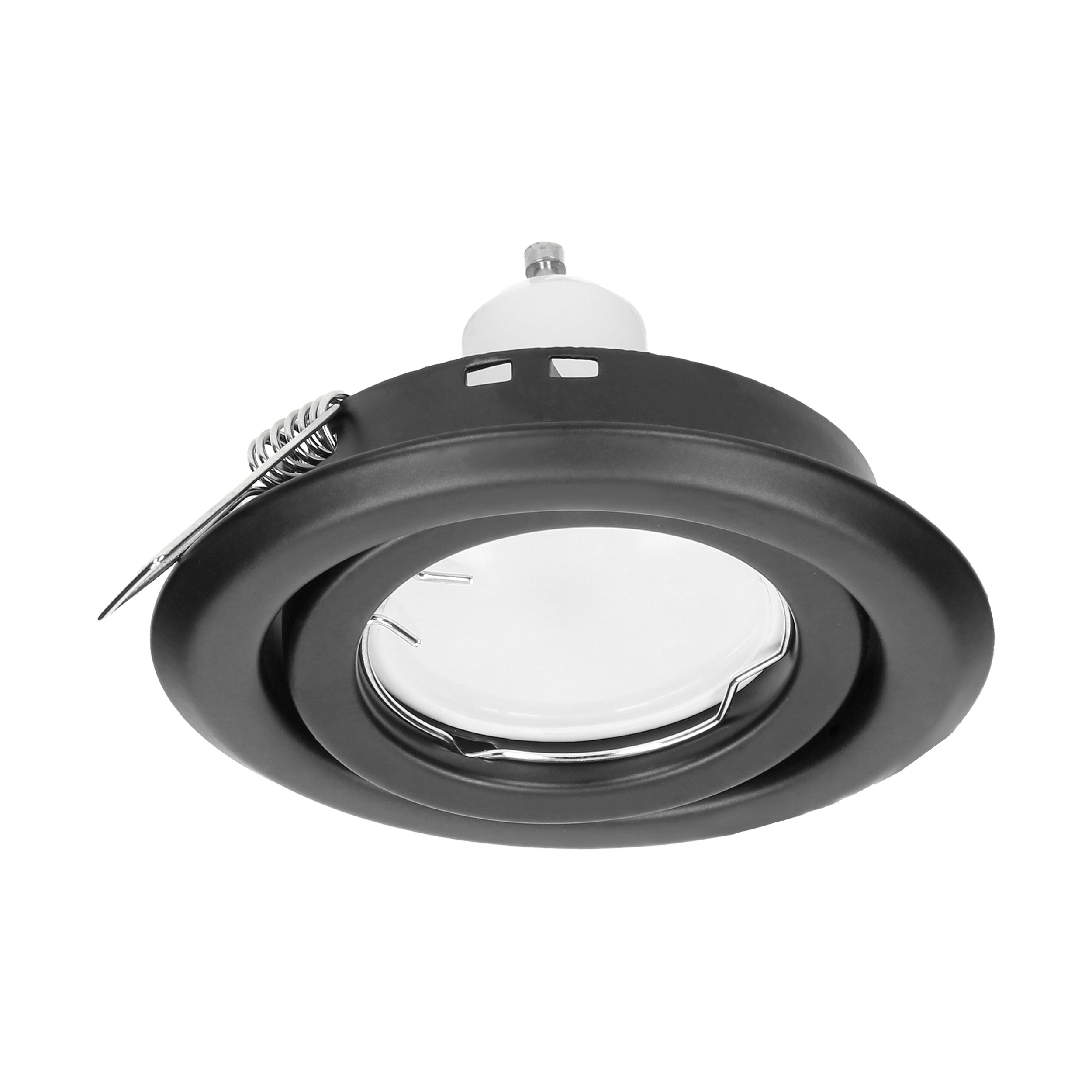 *ORNO KUĆIŠTE ZA GU10 ŽAR. SUTRI RM, OKR. CRNO, POM. fi 97mm/77mm (AD-OD-6176/B)