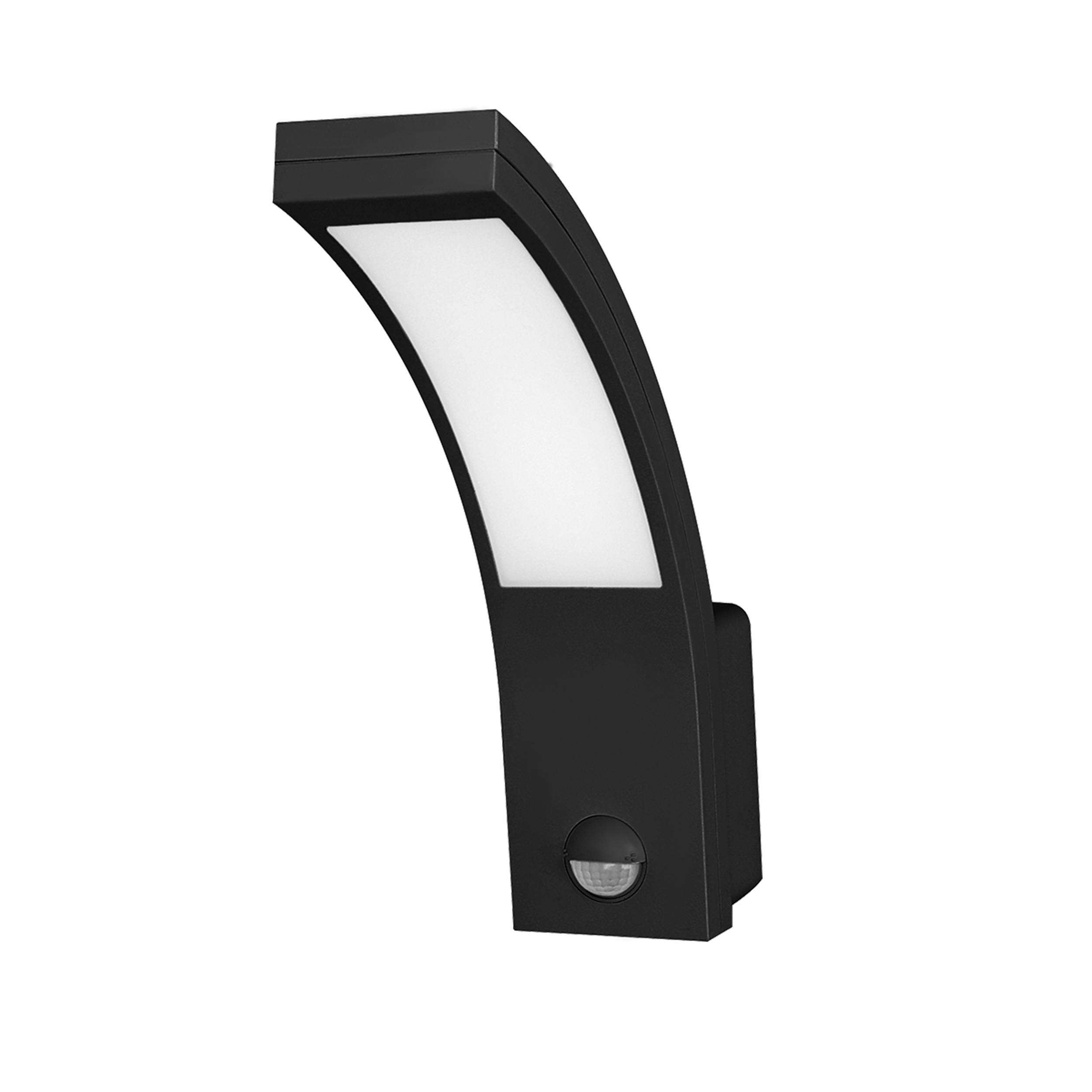 *ORNO LED SVJ. “PIRYT” SA SENZOROM 10W, 750lm, 4000K, IP54, CRNA (AD-OP-…)