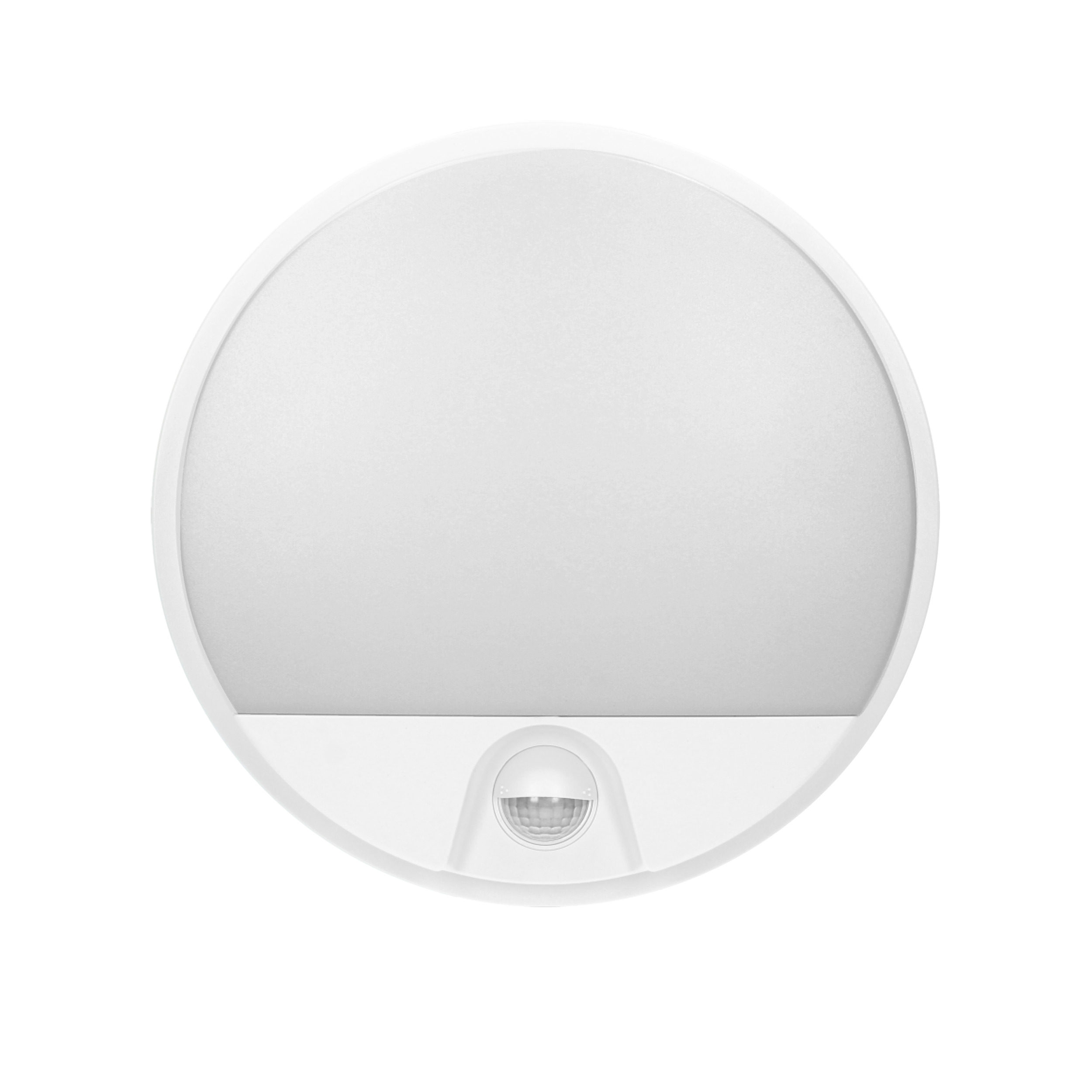*ORNO LED SVJ. “AGAT” (ONYX) SA PIR SENZ. 15W, 1200lm,4000K,BIJELA,IP54(AD-OP..)