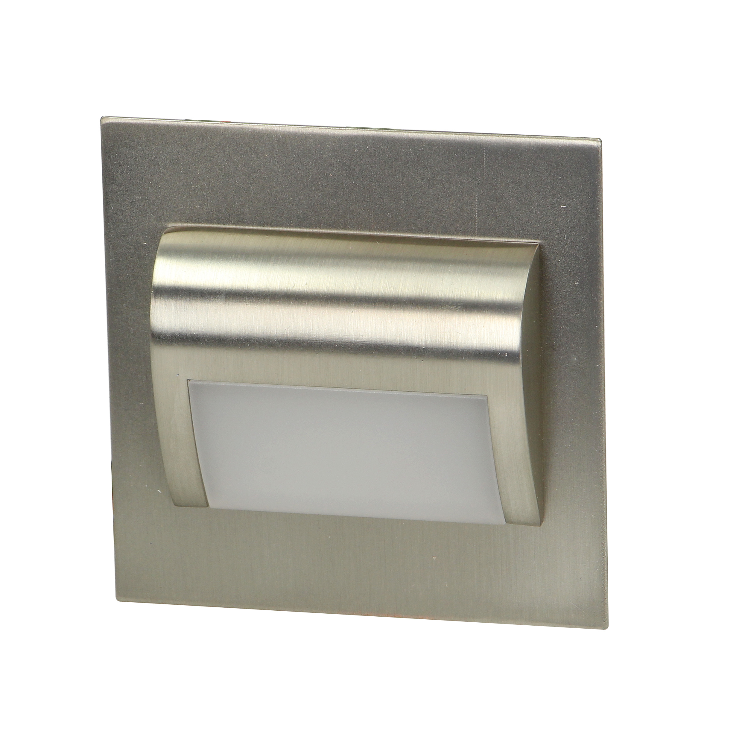 *ORNO SVJ. ZA STEPENIŠTA “DRACO” BRUŠENI INOX, 3000K, 1,2W, 100LM, 12V NC