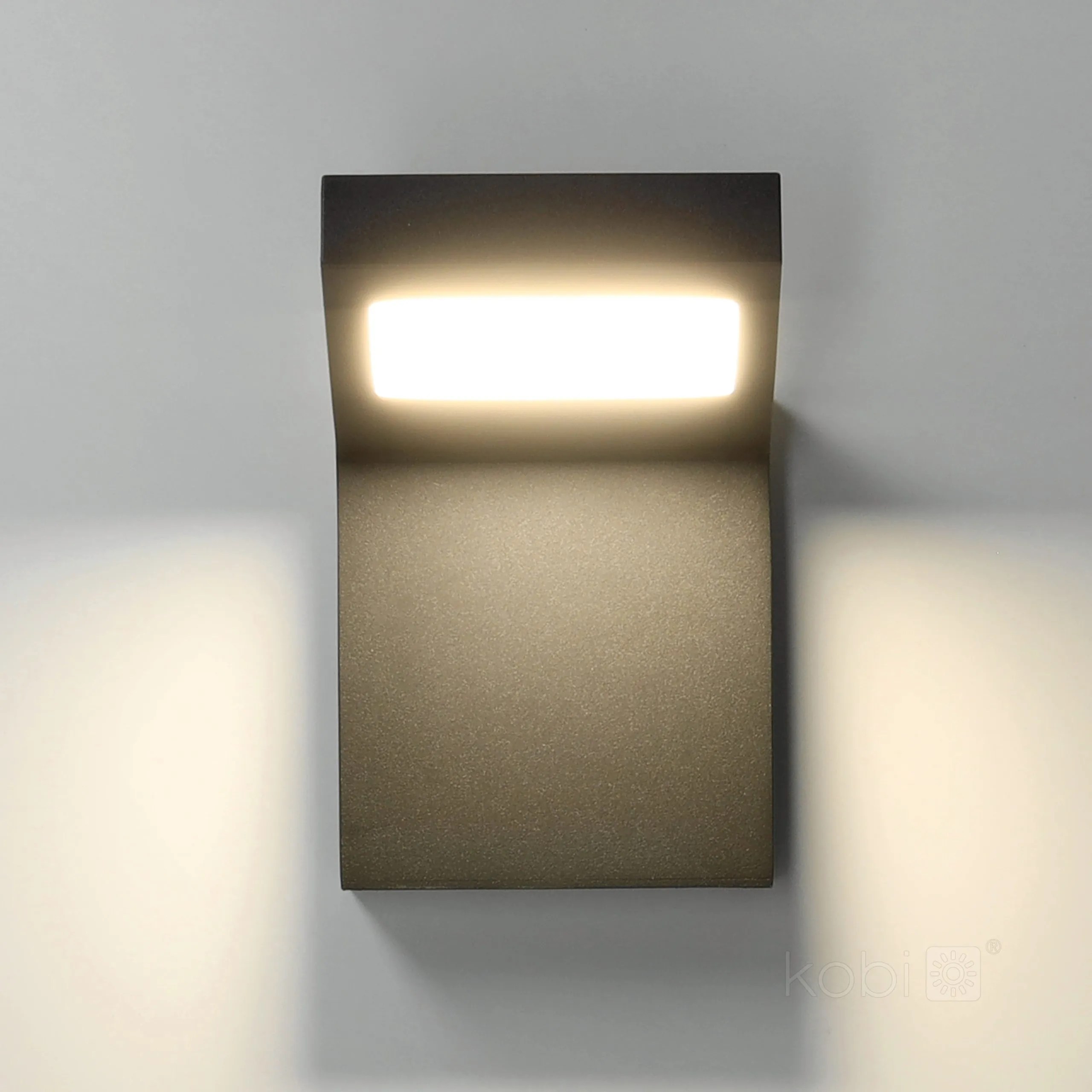 KOBI ZIDNA LED SVJ. “INDUO” 10W, 400lm, 4000K, IP54, CRNA