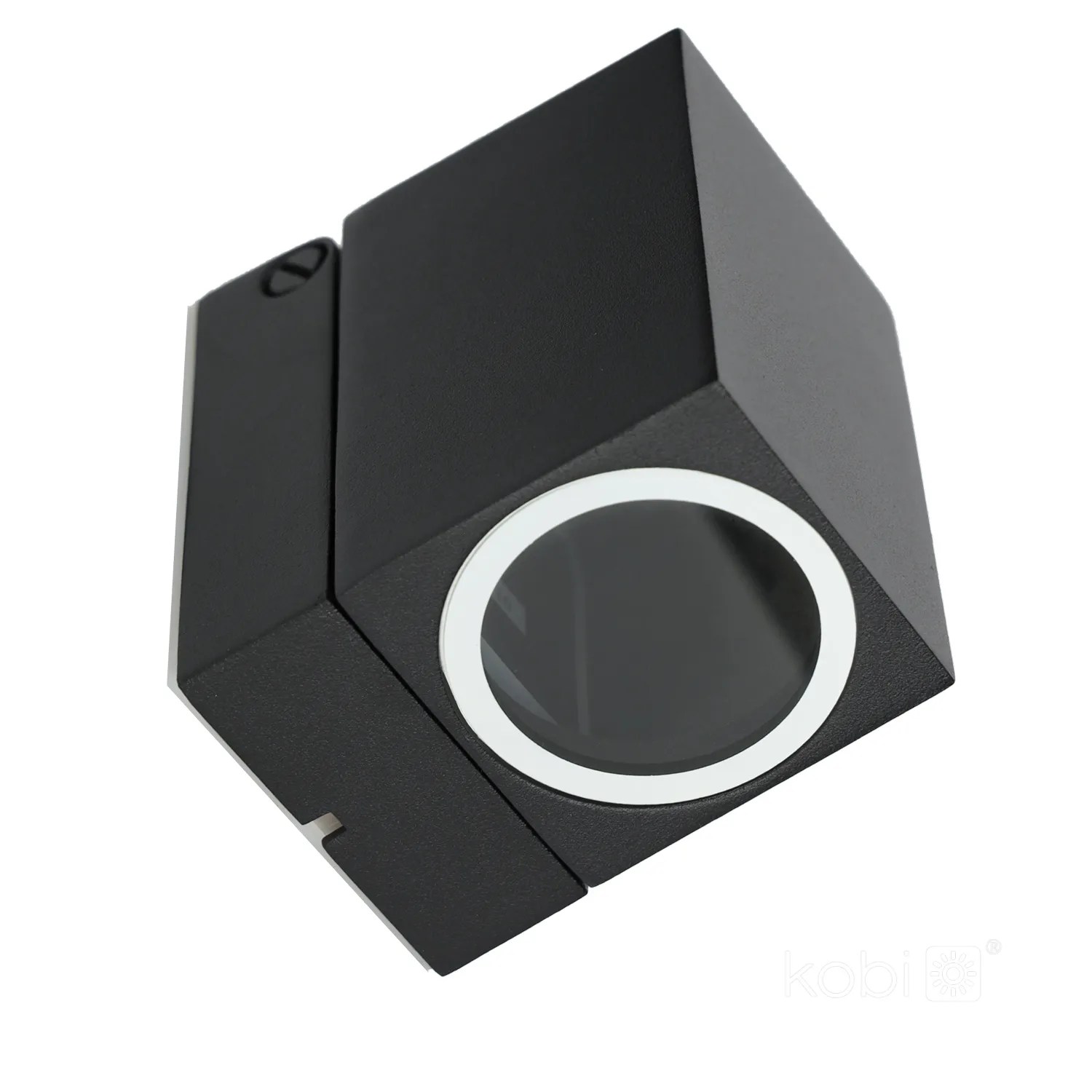 KOBI ZIDNA LED SVJ. “QUAZAR 15” 1xGU10, IP44, CRNA, POMIČNA