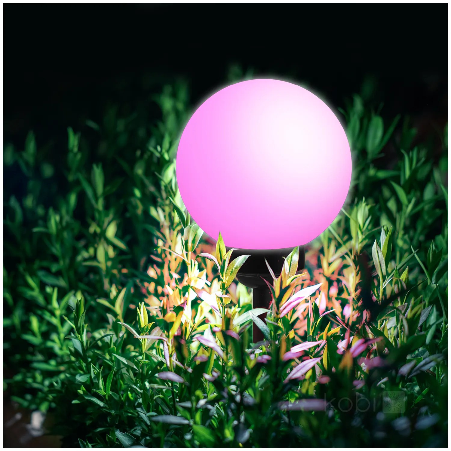 KOBI SOLARNI VRTNI STUPIĆI RGB, IP44, 6 kom./SET “SPHERE”