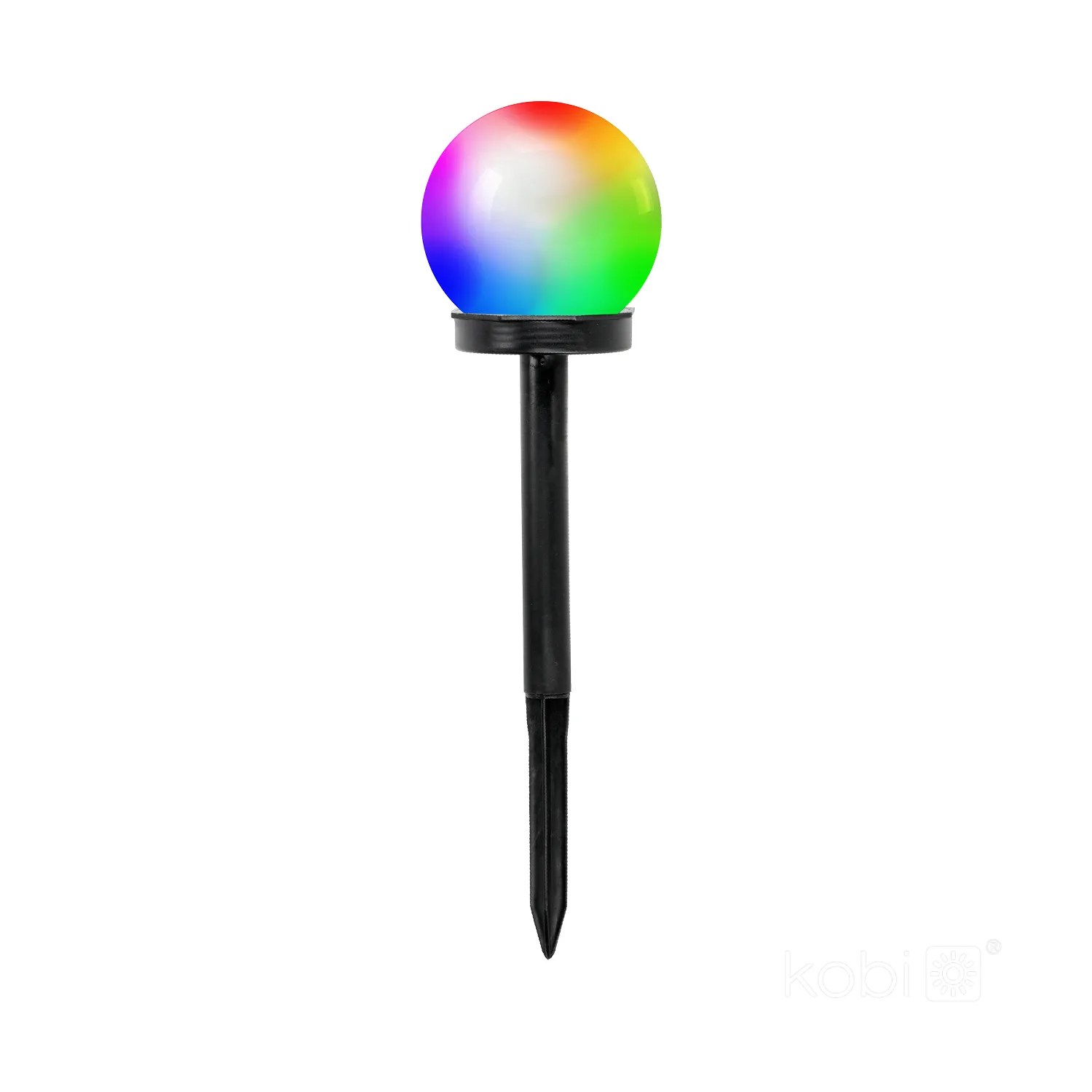 KOBI SOLARNI VRTNI STUPIĆI RGB, IP44, 6 kom./SET “SPHERE”