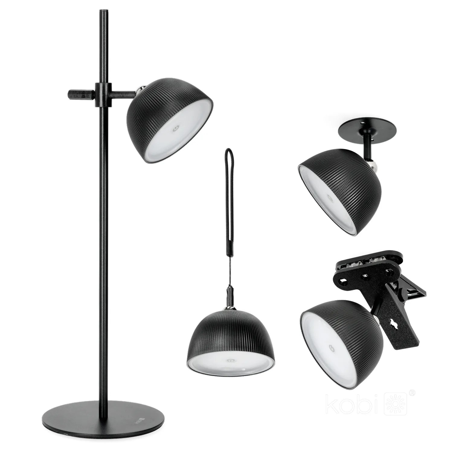KOBI STOLNA SVJ. “LED LIZBONA” 3,5W CCT, 220lm, CRNA