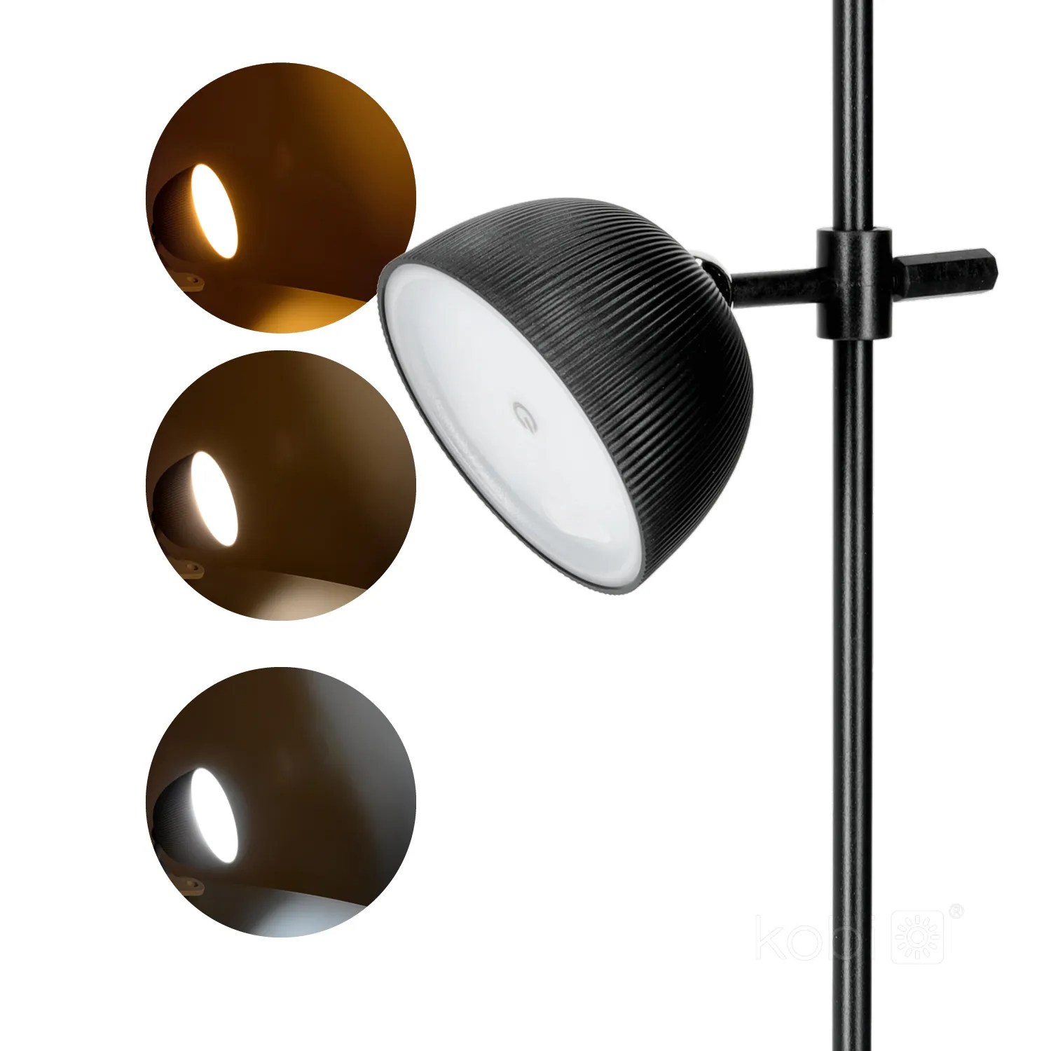KOBI STOLNA SVJ. “LED LIZBONA” 3,5W CCT, 220lm, CRNA