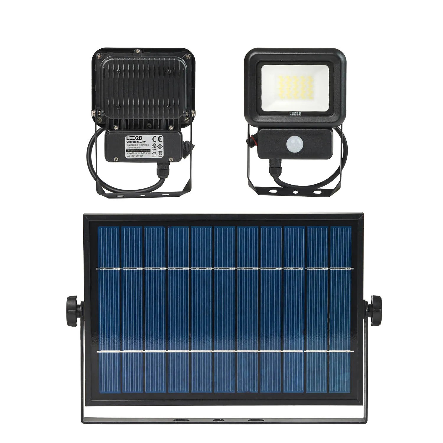 KOBI SOLARNI LED REFLEKTOR SA SENZOROM 20W 6500K IP65