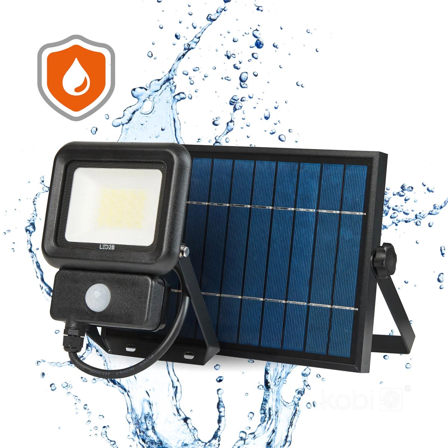KOBI SOLARNI LED REFLEKTOR SA SENZOROM 20W 6500K IP65