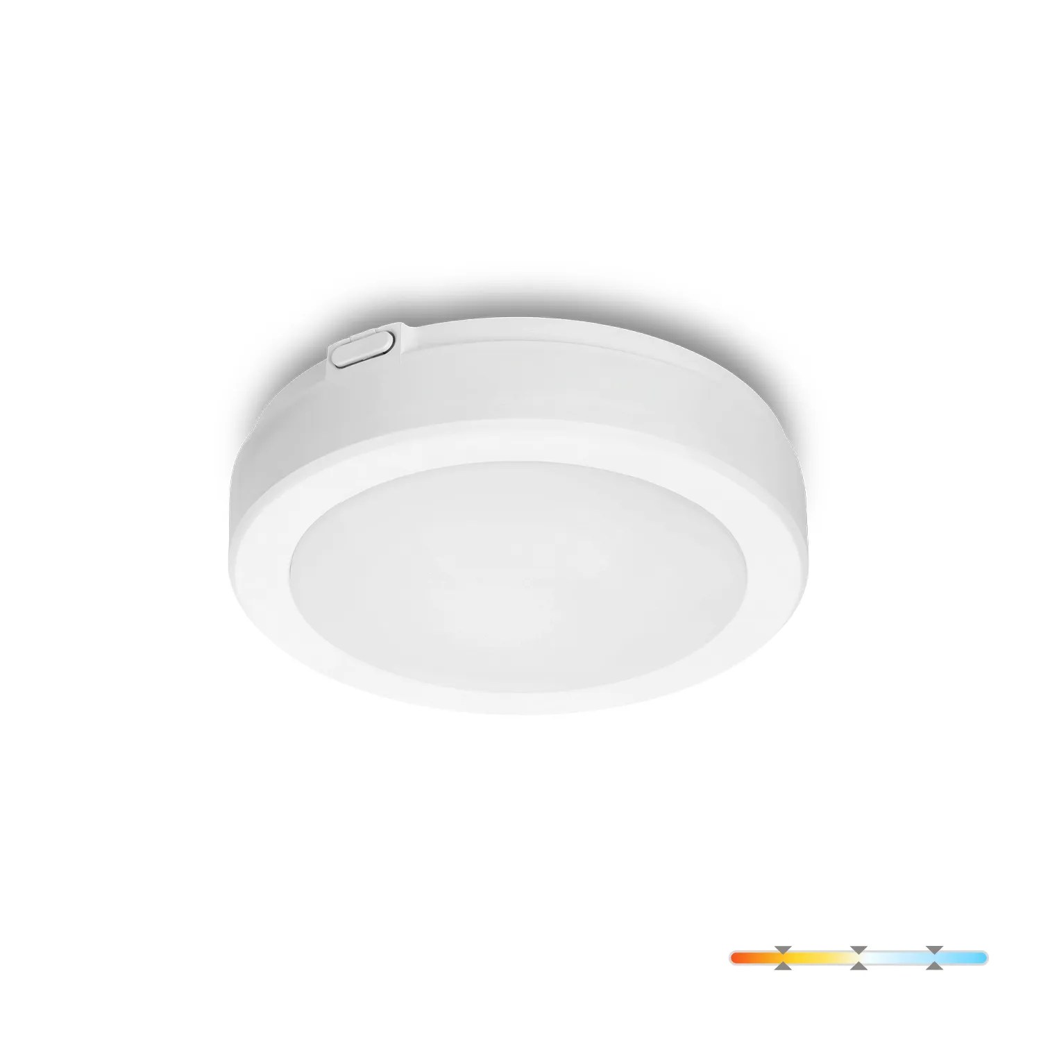 KOBI LED PLAF. OKR. “NAIROS” BIJELA 12W, 3CCT, 1260lm, IP65, fi 200mm