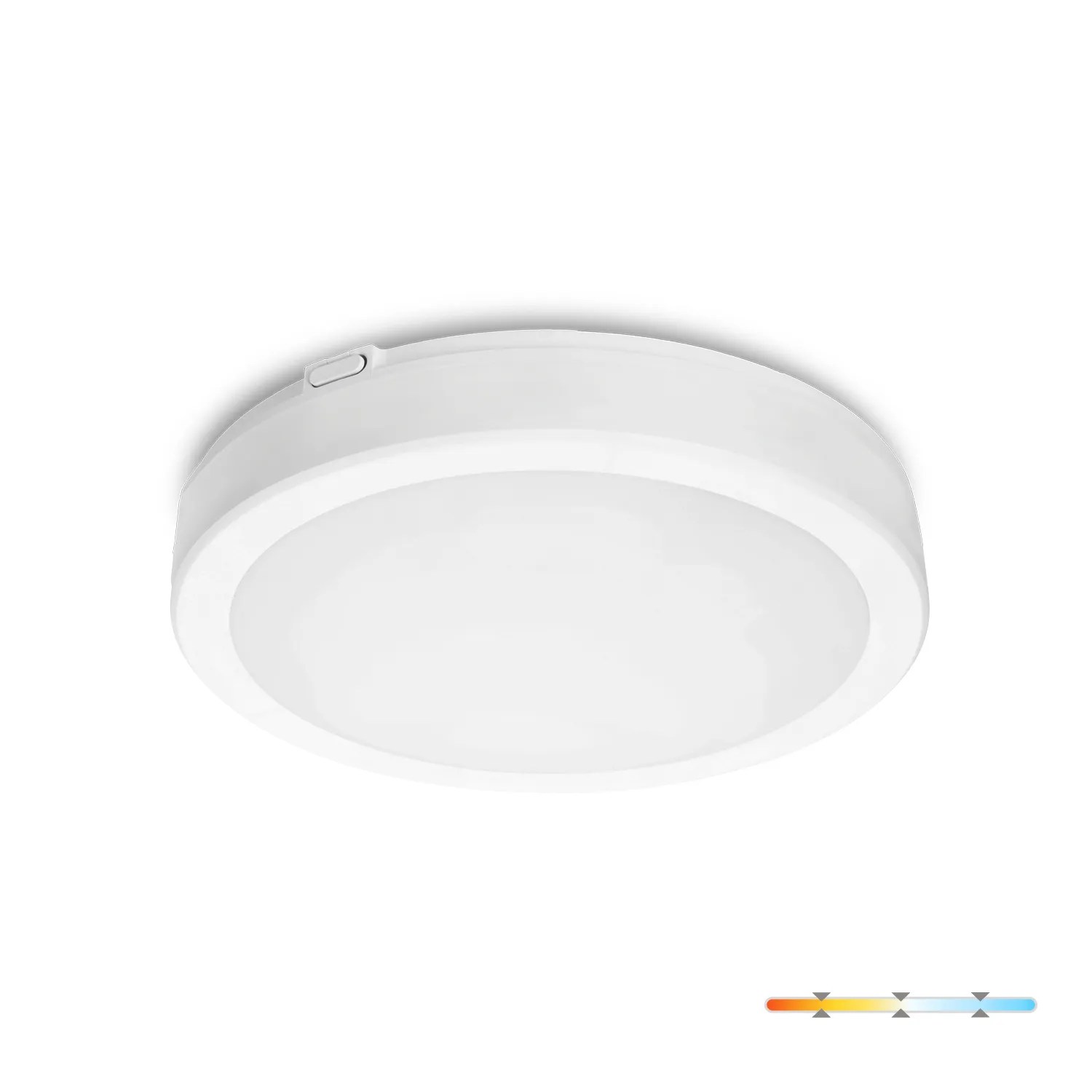 KOBI LED PLAF. OKR. “NAIROS” BIJELA 18W, 3CCT, 1710lm, IP65, fi 300mm