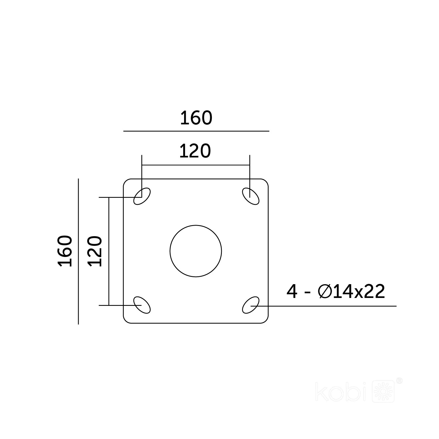 KOBI STUP 3m fi 60mm NC