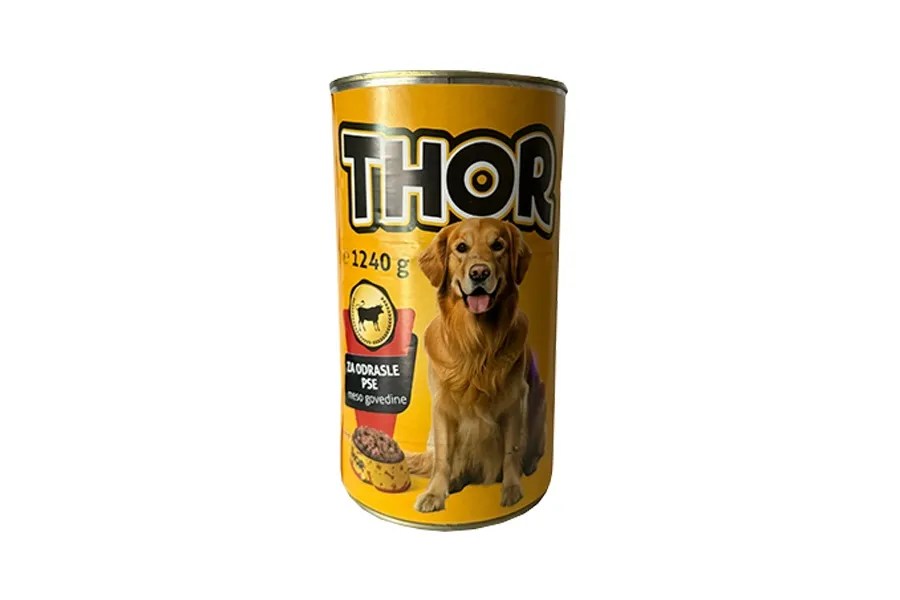 Hrana za pse Thor govedina – 1240 g