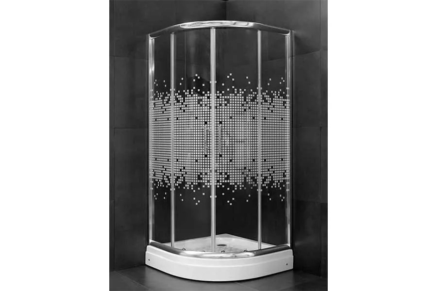 Minotti tuš kabina, polukružna – 80x80x185 5 mm